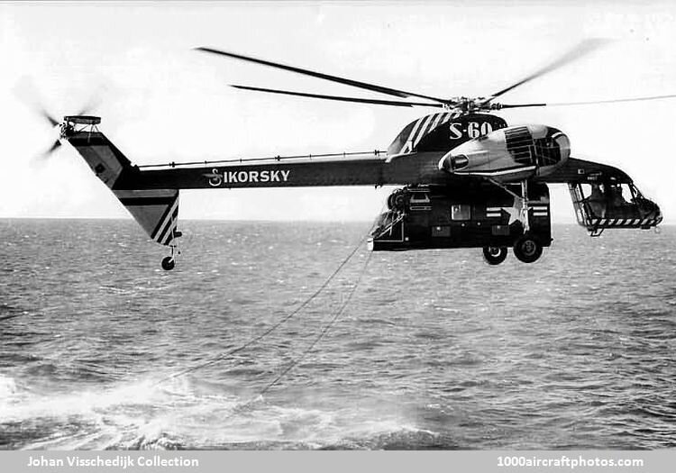 Sikorsky S-60 SKYCRANE flying crane - Aviation history, Aviation, Helicopter, Flight, The first flight, civil Aviation, Pilot, Sikorski, Helicopter pilots, USA, Hoisting crane, Constructor, Longpost