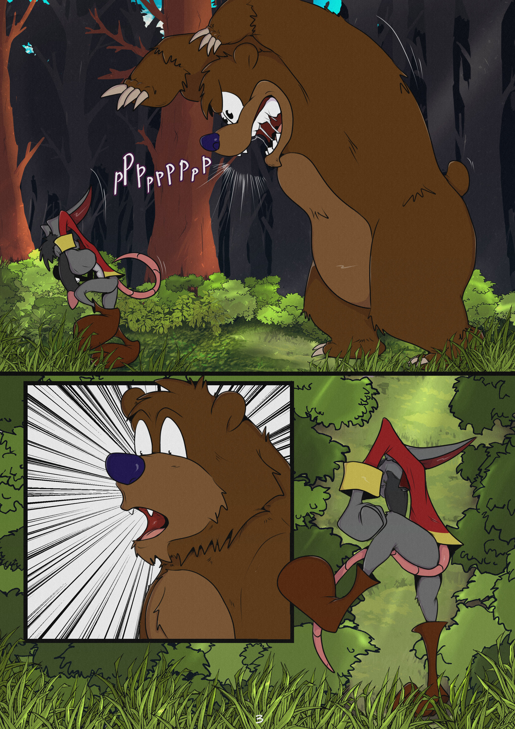 Don't kiss bears - My, Author's comic, Characters (edit), Illustrator, Drawing, Digital, Cartoons, Furry comics, Furry, Artist, Anthro, Furry art, Longpost