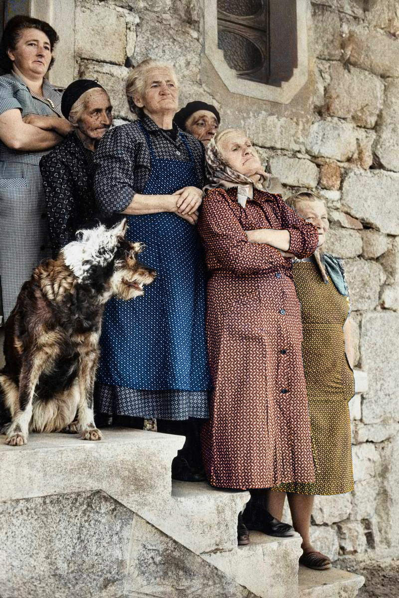 Fragments of History: Interesting and Rare Retro Photos of Europe. 20 Colorized Photos of the 20th Century. Part X - My, Old photo, Historical photo, The photo, Italy, France, Hungary, Switzerland, Norway, Yugoslavia, Europe, 20th century, Germany, Poland, Longpost