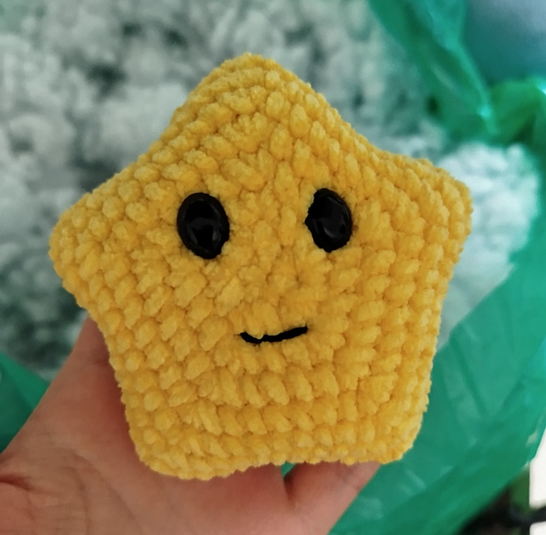 The Star Who Has Seen Too Much - My, Amigurumi, Knitted toys, Crochet, Plush Toys, Needlework without process