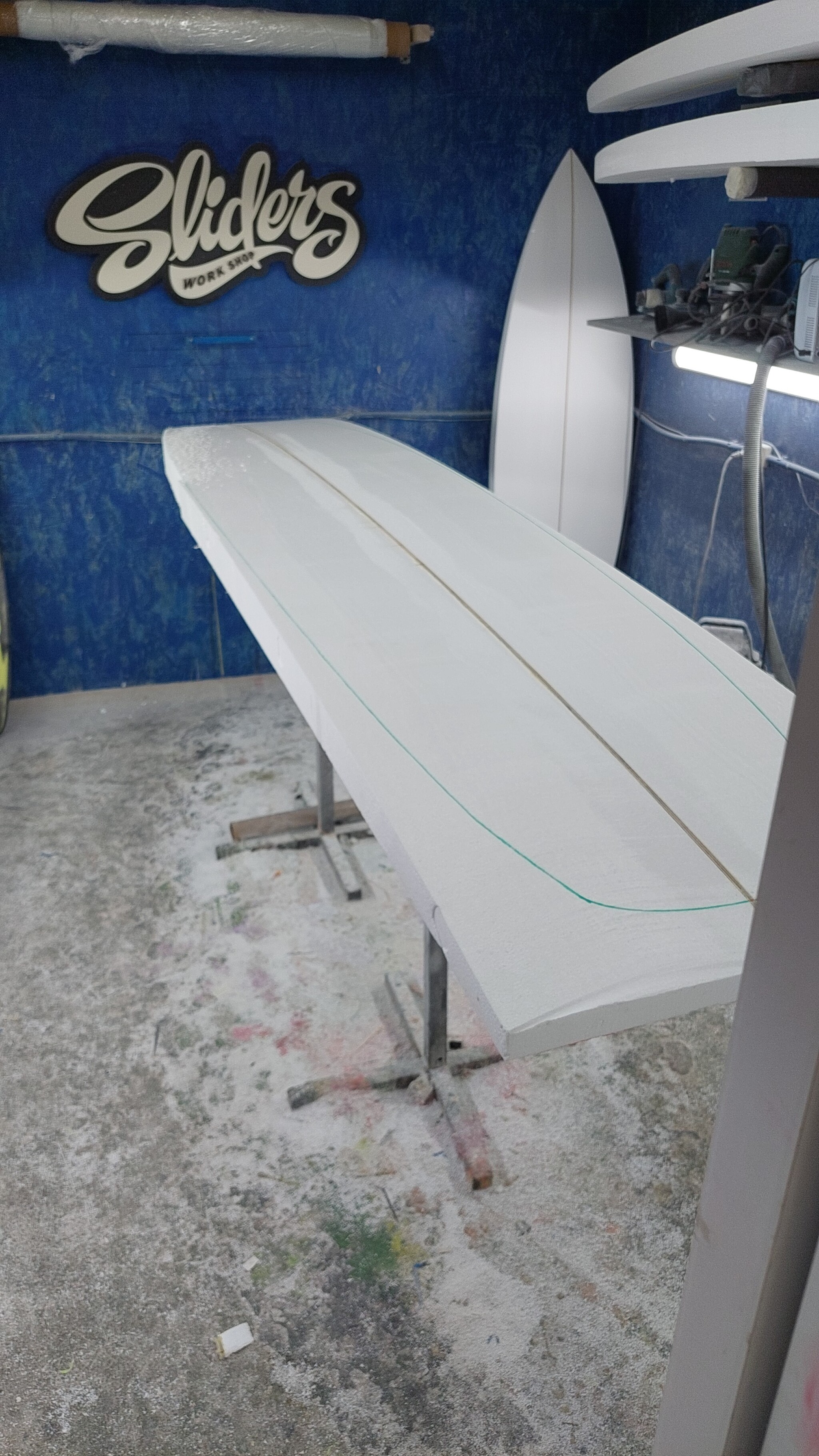 New 9'4 Longboard Oceanic Noserider on the Waves Behind the Boat - My, Surfboard, Surfing, Surfer, With your own hands, Longpost