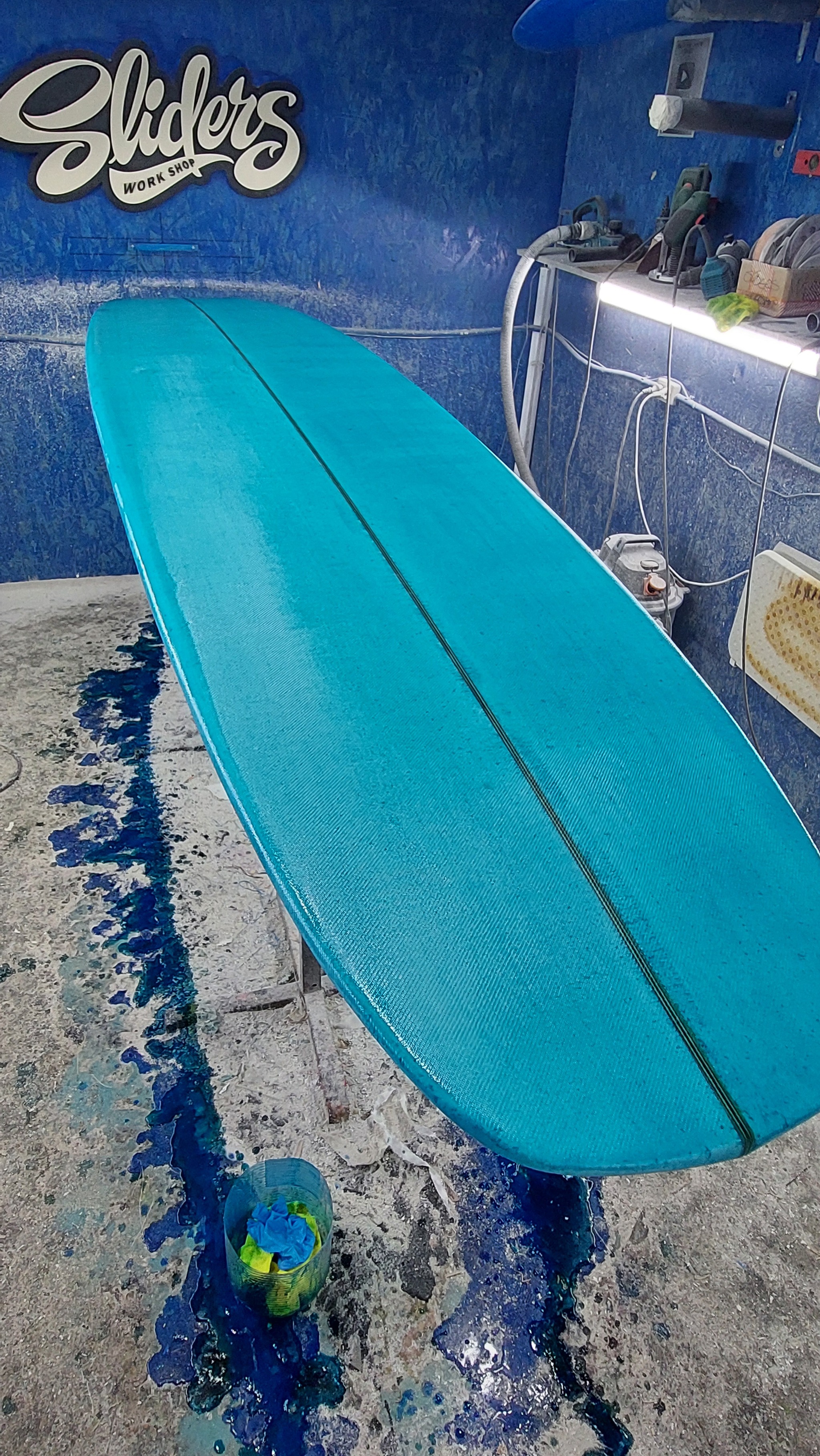 New 9'4 Longboard Oceanic Noserider on the Waves Behind the Boat - My, Surfboard, Surfing, Surfer, With your own hands, Longpost