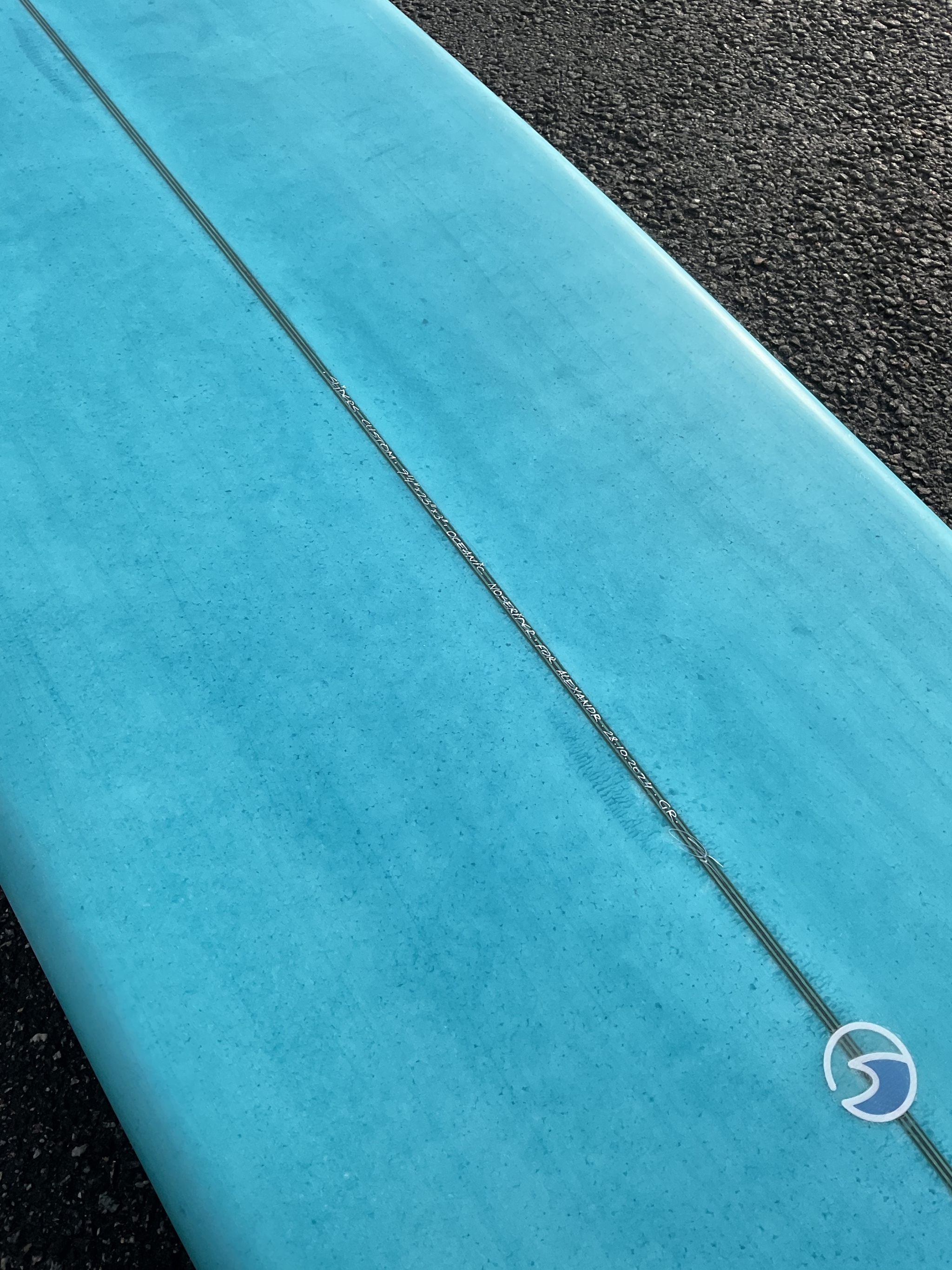 New 9'4 Longboard Oceanic Noserider on the Waves Behind the Boat - My, Surfboard, Surfing, Surfer, With your own hands, Longpost