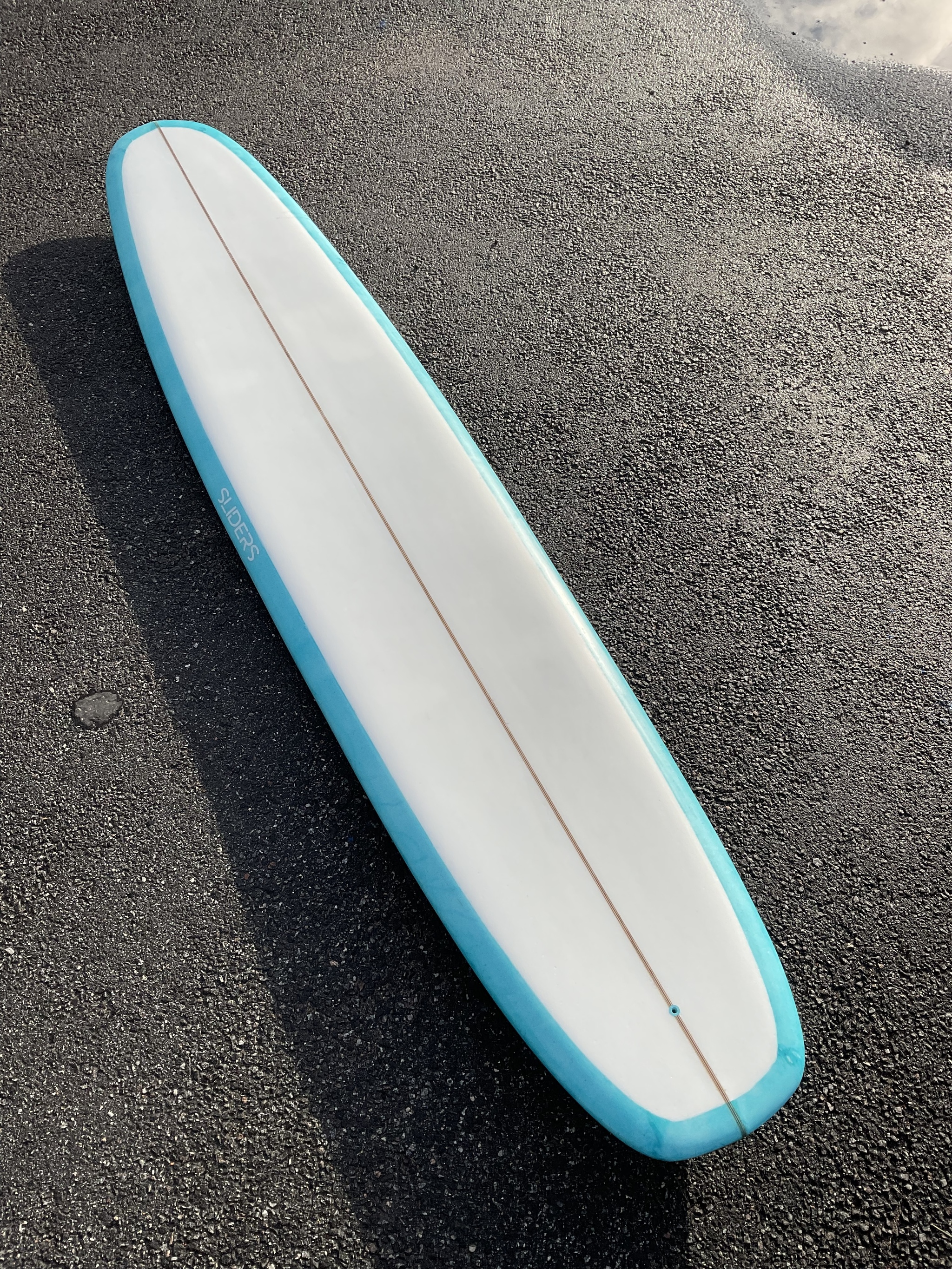 New 9'4 Longboard Oceanic Noserider on the Waves Behind the Boat - My, Surfboard, Surfing, Surfer, With your own hands, Longpost