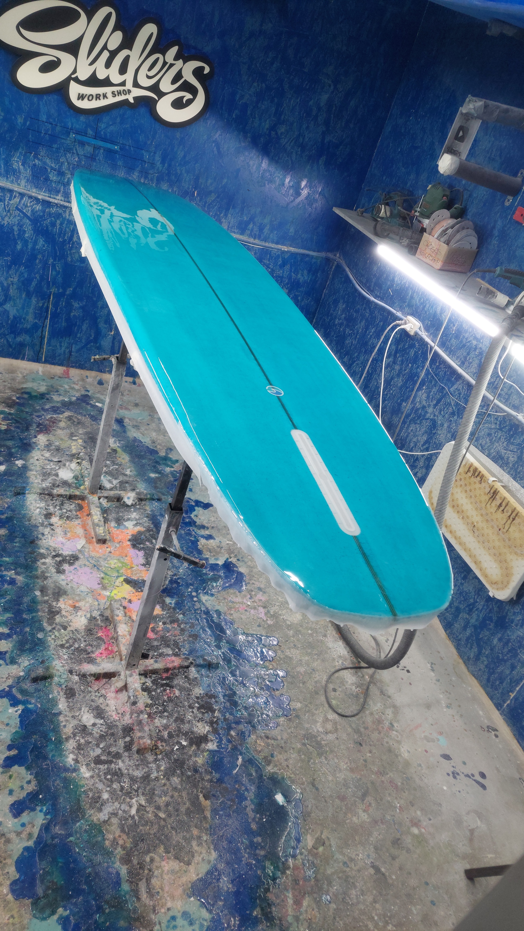 New 9'4 Longboard Oceanic Noserider on the Waves Behind the Boat - My, Surfboard, Surfing, Surfer, With your own hands, Longpost