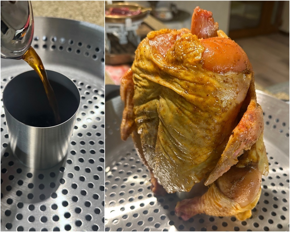 Chicken on the roaster - My, Food, Recipe, Chicken recipes, Roster, Men's cooking, Longpost