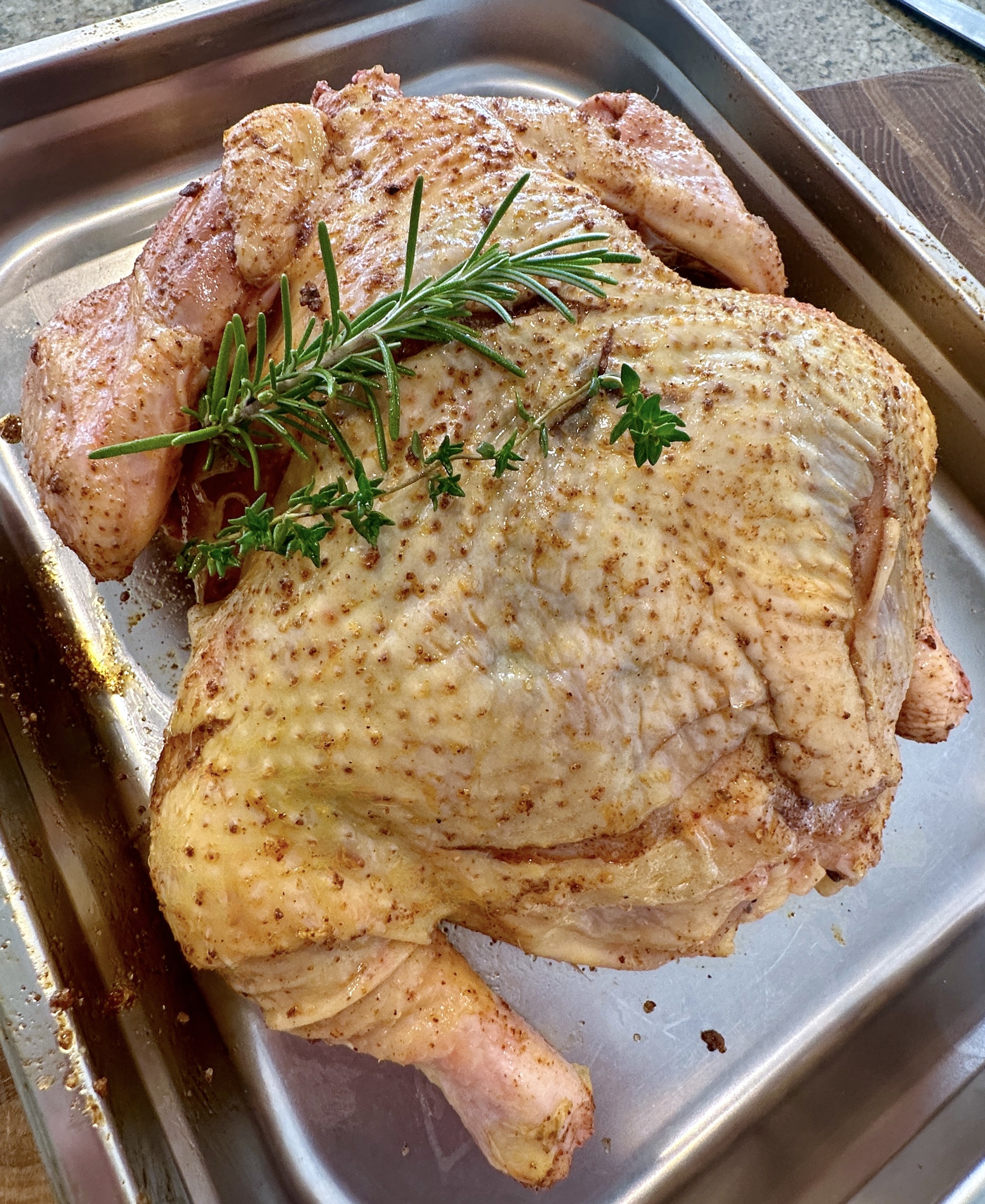 Chicken on the roaster - My, Food, Recipe, Chicken recipes, Roster, Men's cooking, Longpost