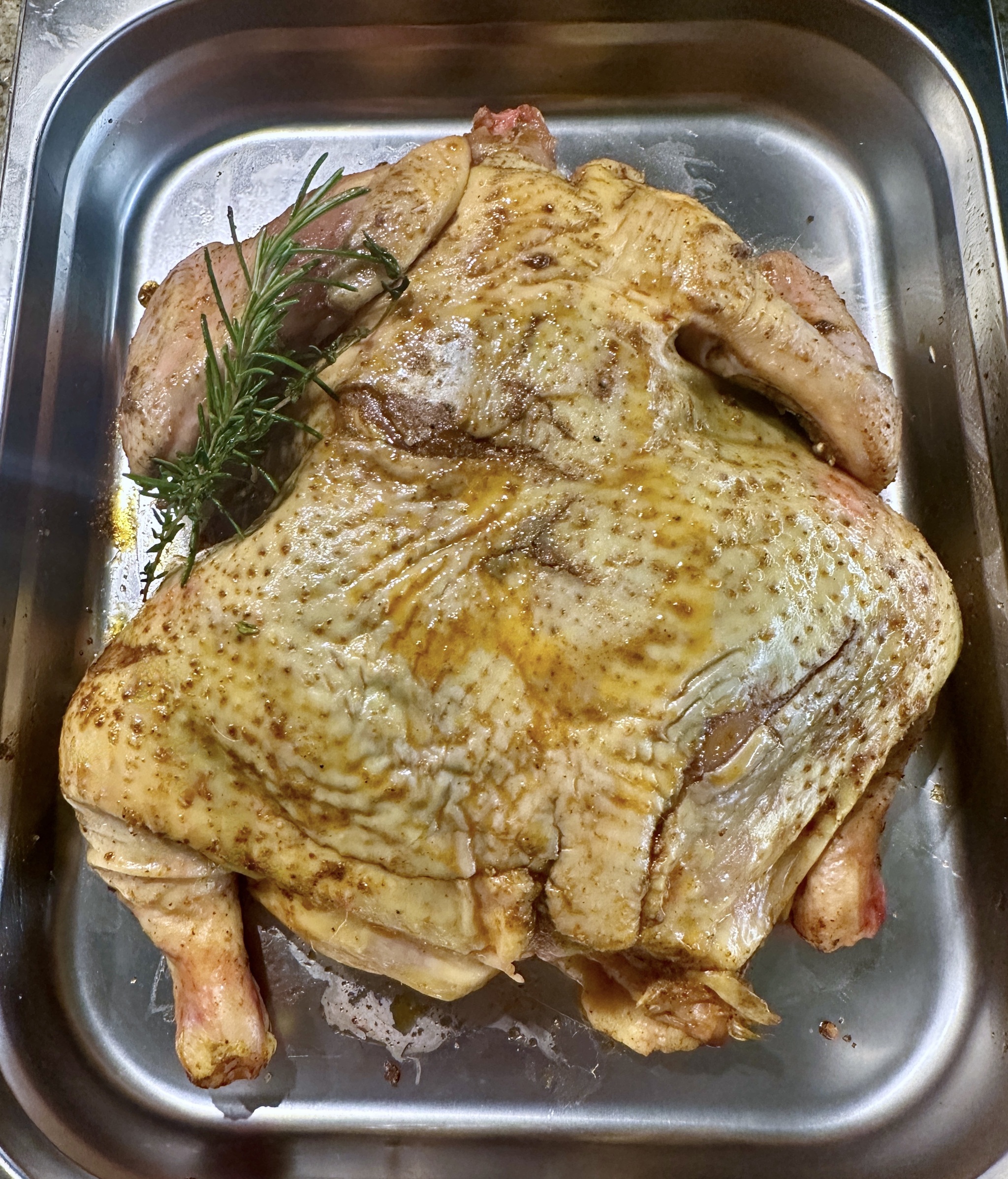 Chicken on the roaster - My, Food, Recipe, Chicken recipes, Roster, Men's cooking, Longpost