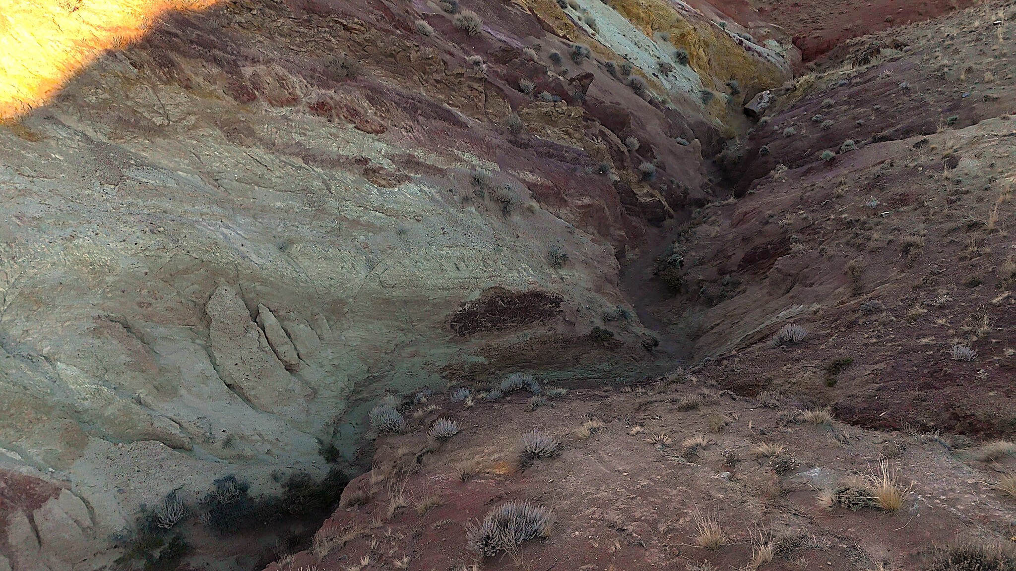 Gorge of the Martian Mountains - My, Altai Republic, The photo, Autumn, Travels, Russia, Ochre, The nature of Russia