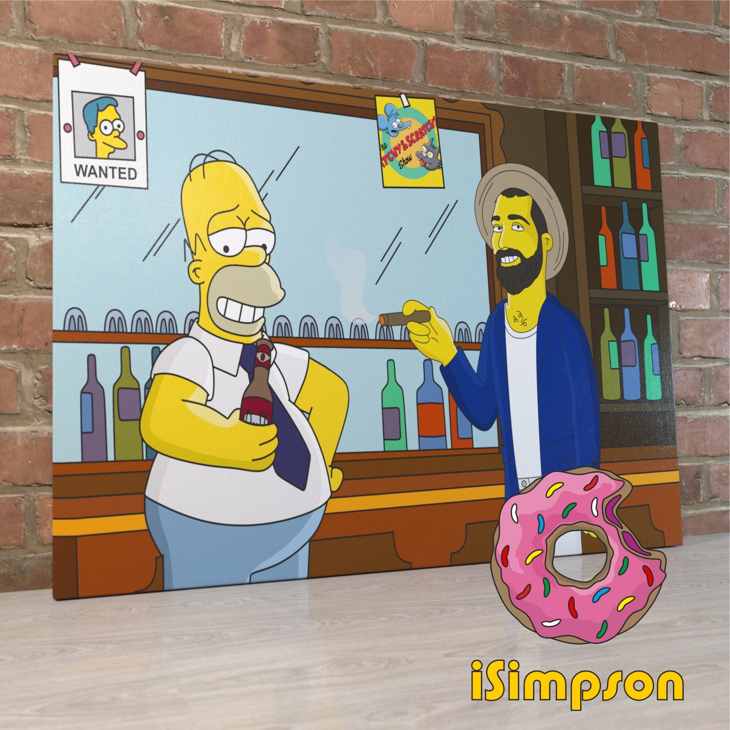 Reply to the post Yamal Simpsons - My, Painting, The Simpsons, Reply to post, Longpost, A wave of posts