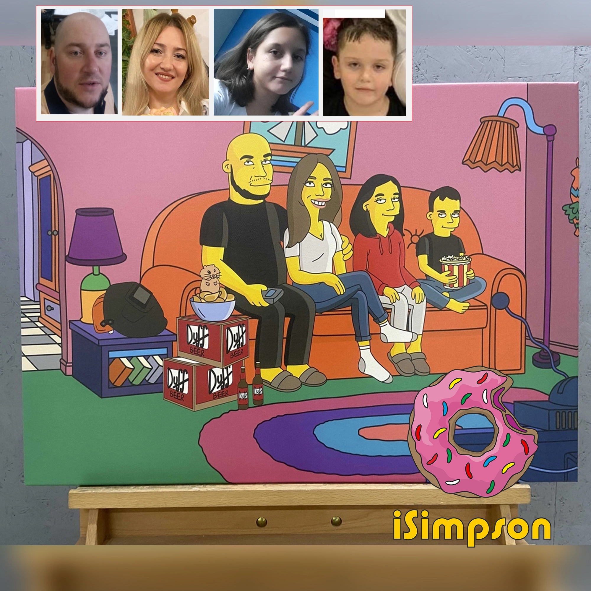 Reply to the post Yamal Simpsons - My, Painting, The Simpsons, Reply to post, Longpost, A wave of posts