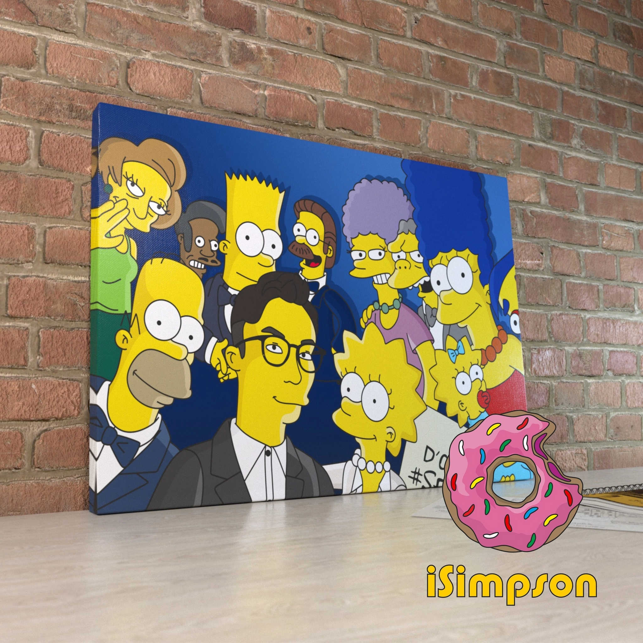 Reply to the post Yamal Simpsons - My, Painting, The Simpsons, Reply to post, Longpost, A wave of posts