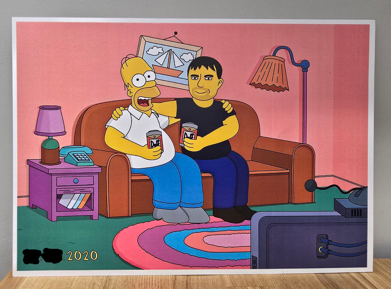 Reply to the post Yamal Simpsons - Painting, The Simpsons, Yamal, Reply to post, A wave of posts