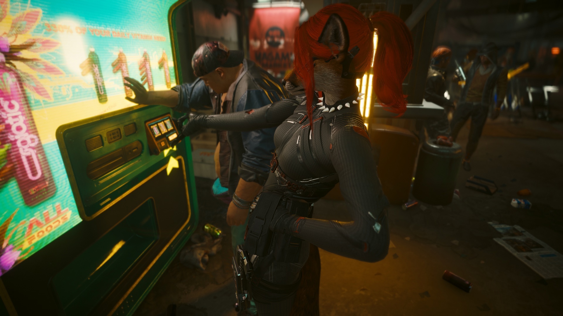 Фурри в Cyberpunk 2077 #26 Foxy V Biosculpted Exotics Mod + Biosculpted Exotics Retexture and Fixes - Моё, Фурри, Cyberpunk 2077, Скриншот, Моды, Длиннопост, Лиса, Furry Fox