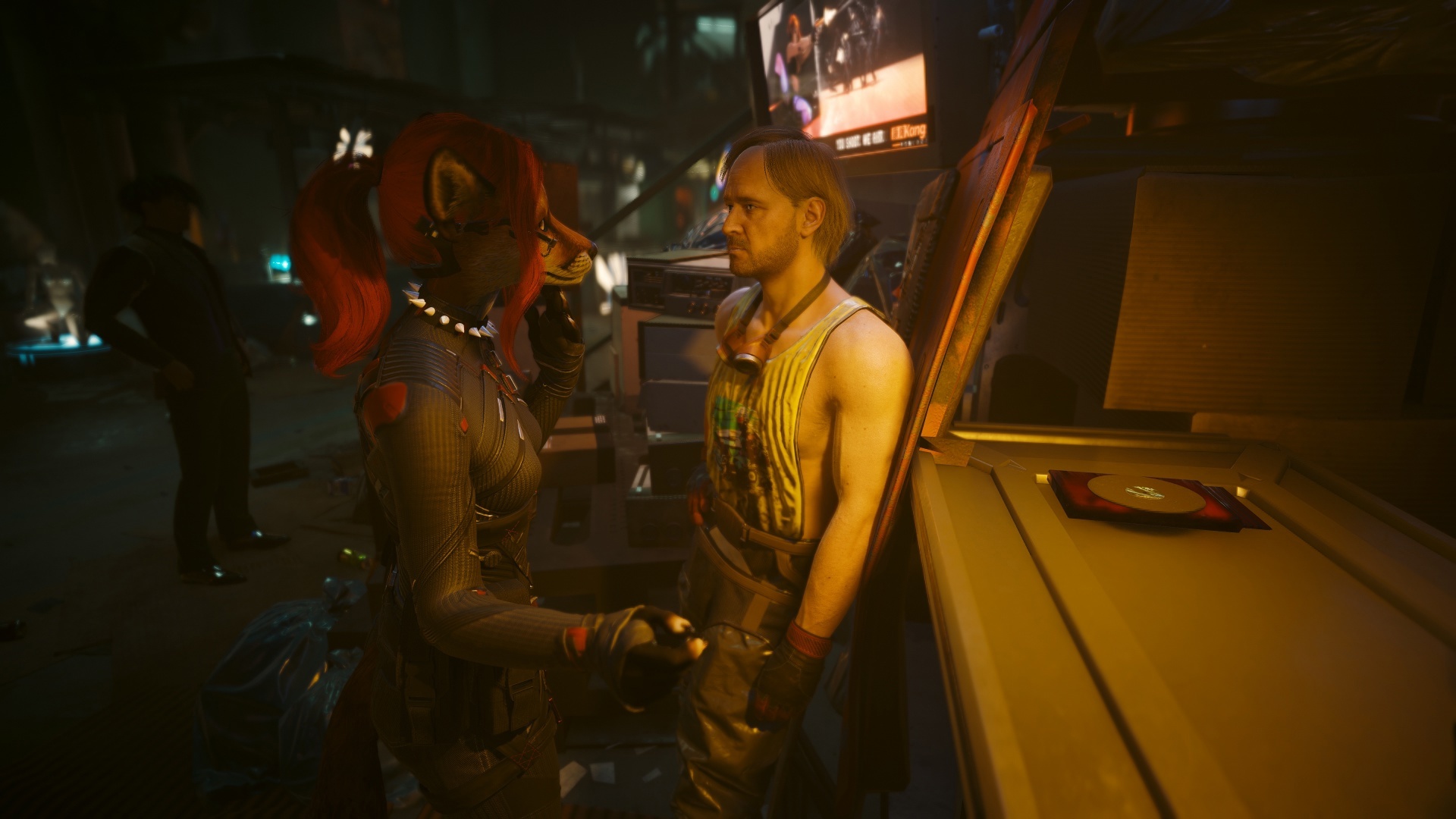 Фурри в Cyberpunk 2077 #26 Foxy V Biosculpted Exotics Mod + Biosculpted Exotics Retexture and Fixes - Моё, Фурри, Cyberpunk 2077, Скриншот, Моды, Длиннопост, Лиса, Furry Fox