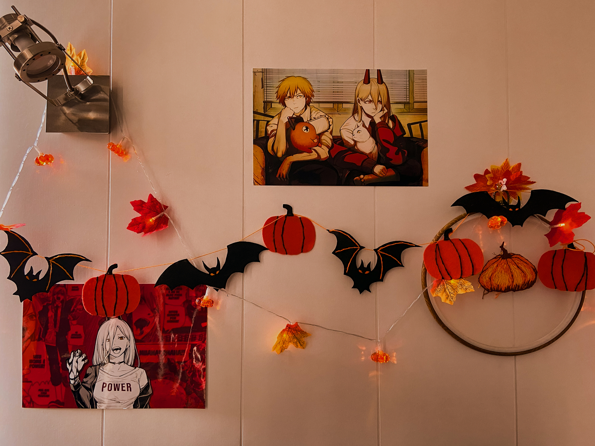 Halloween Garland - My, Creation, Artist, Illustrations, Modern Art, Art, Halloween, October, Autumn, Garland, Pumpkin, Embroidery, Bat, Longpost