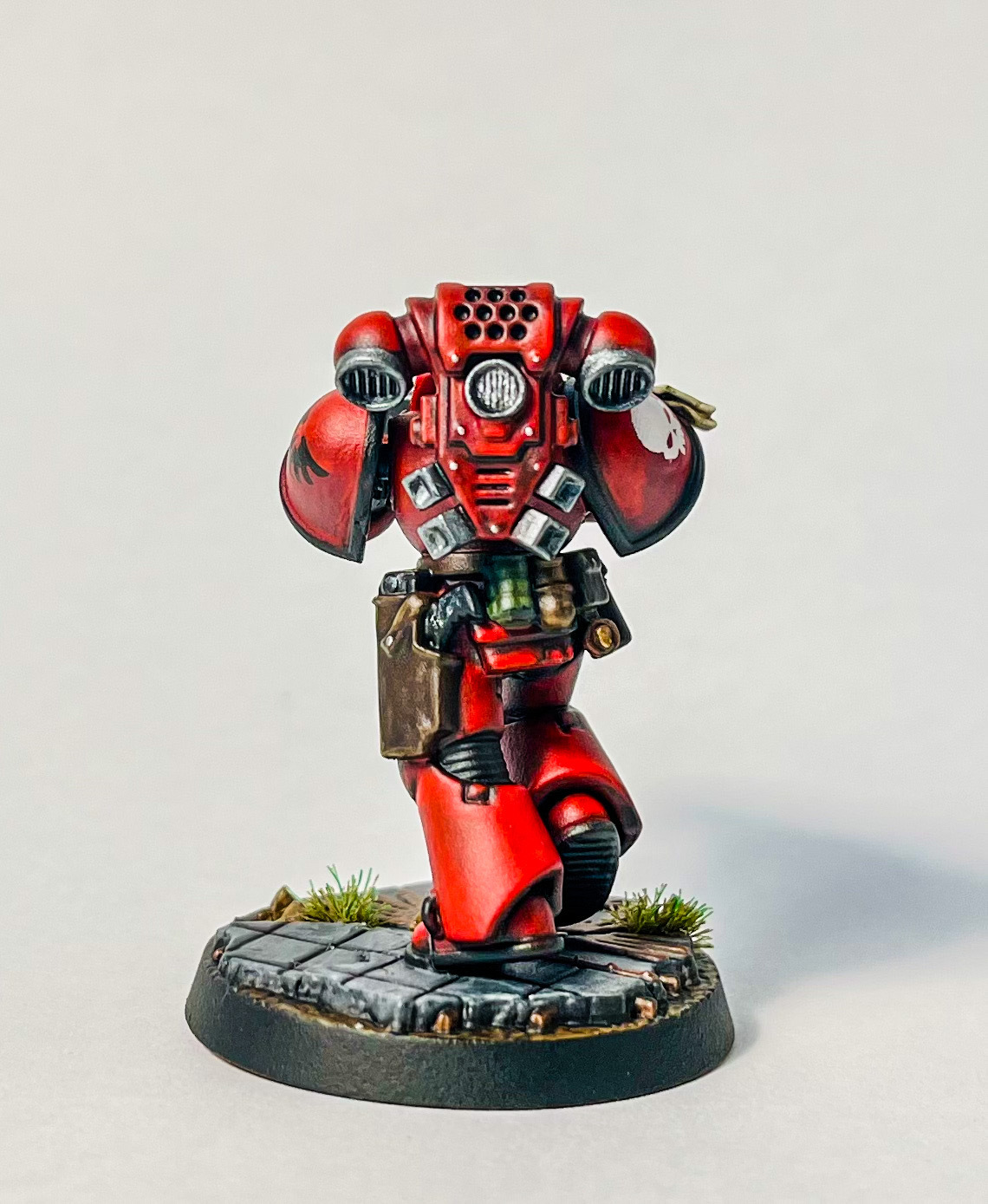 Покрас: Space Marine Heroes Lucien - Моё, Warhammer 40k, Warhammer, Wh miniatures, Wh painting, Миниатюра, Покраска миниатюр, Blood Angels, Космодесант, Длиннопост