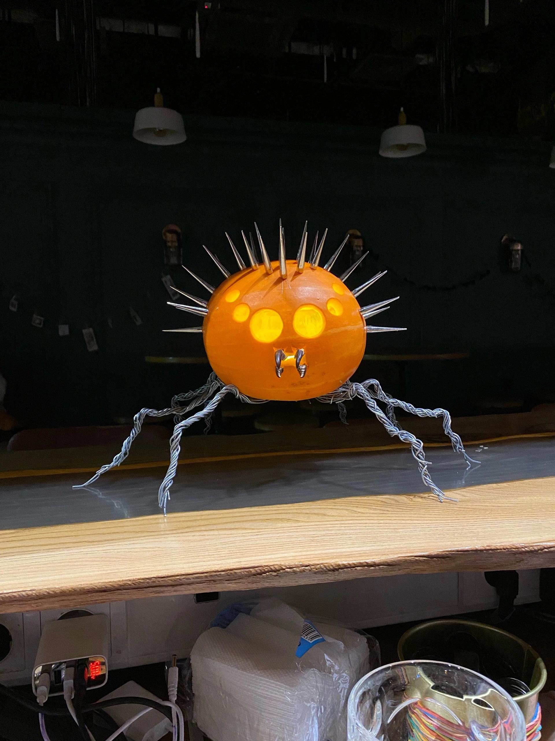 Spider Jack - My, Halloween pumpkin, Admjack24, Admjack, Halloween, Longpost