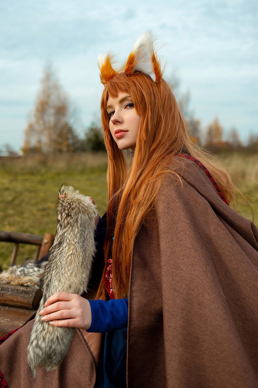 A lie can be as useful as the truth if you understand not what the deception is, but what its cause is (c) - The photo, PHOTOSESSION, Cosplay, Cosplayers, Holo, Spice and wolf, Anime, Longpost, Redheads