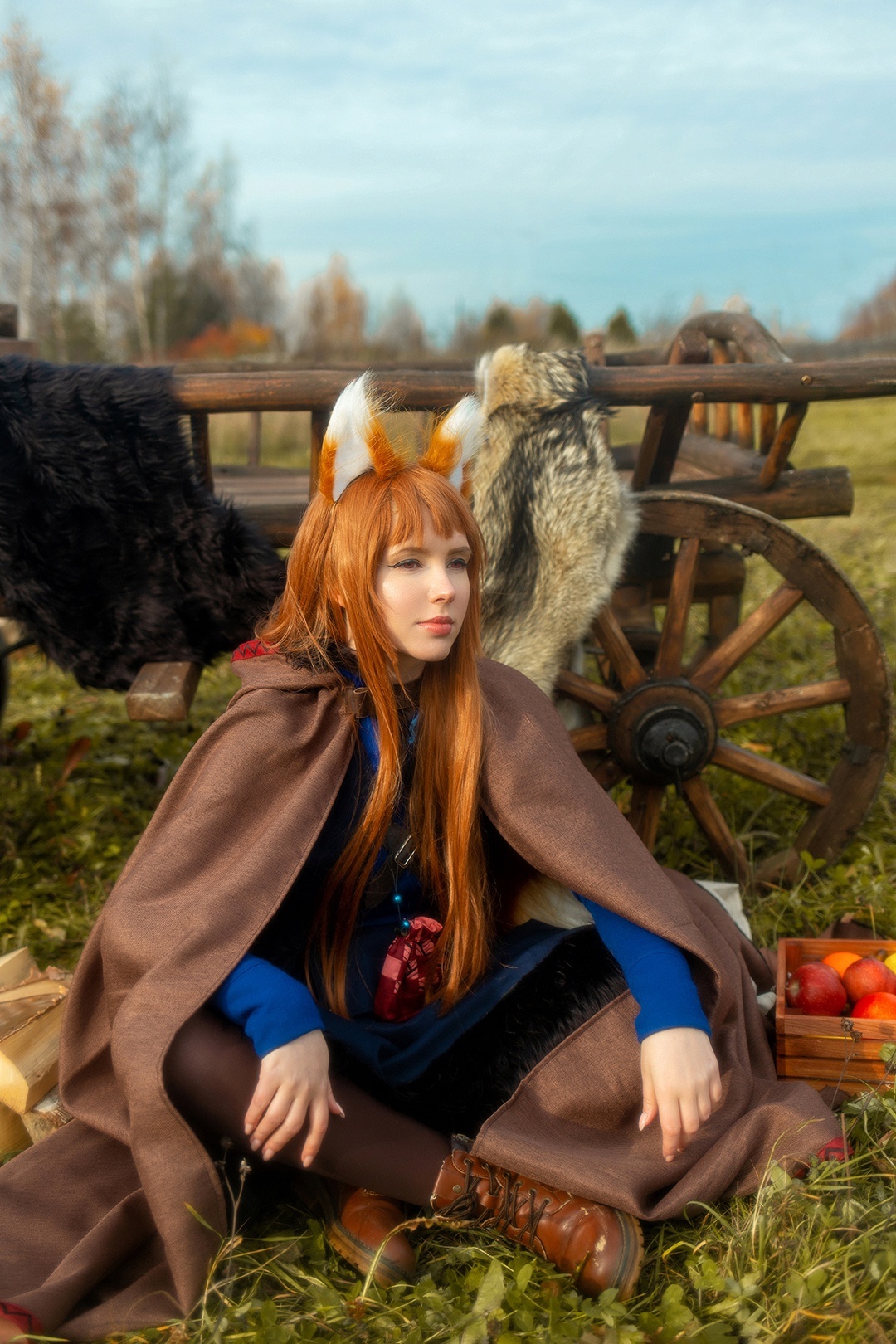 A lie can be as useful as the truth if you understand not what the deception is, but what its cause is (c) - The photo, PHOTOSESSION, Cosplay, Cosplayers, Holo, Spice and wolf, Anime, Longpost, Redheads