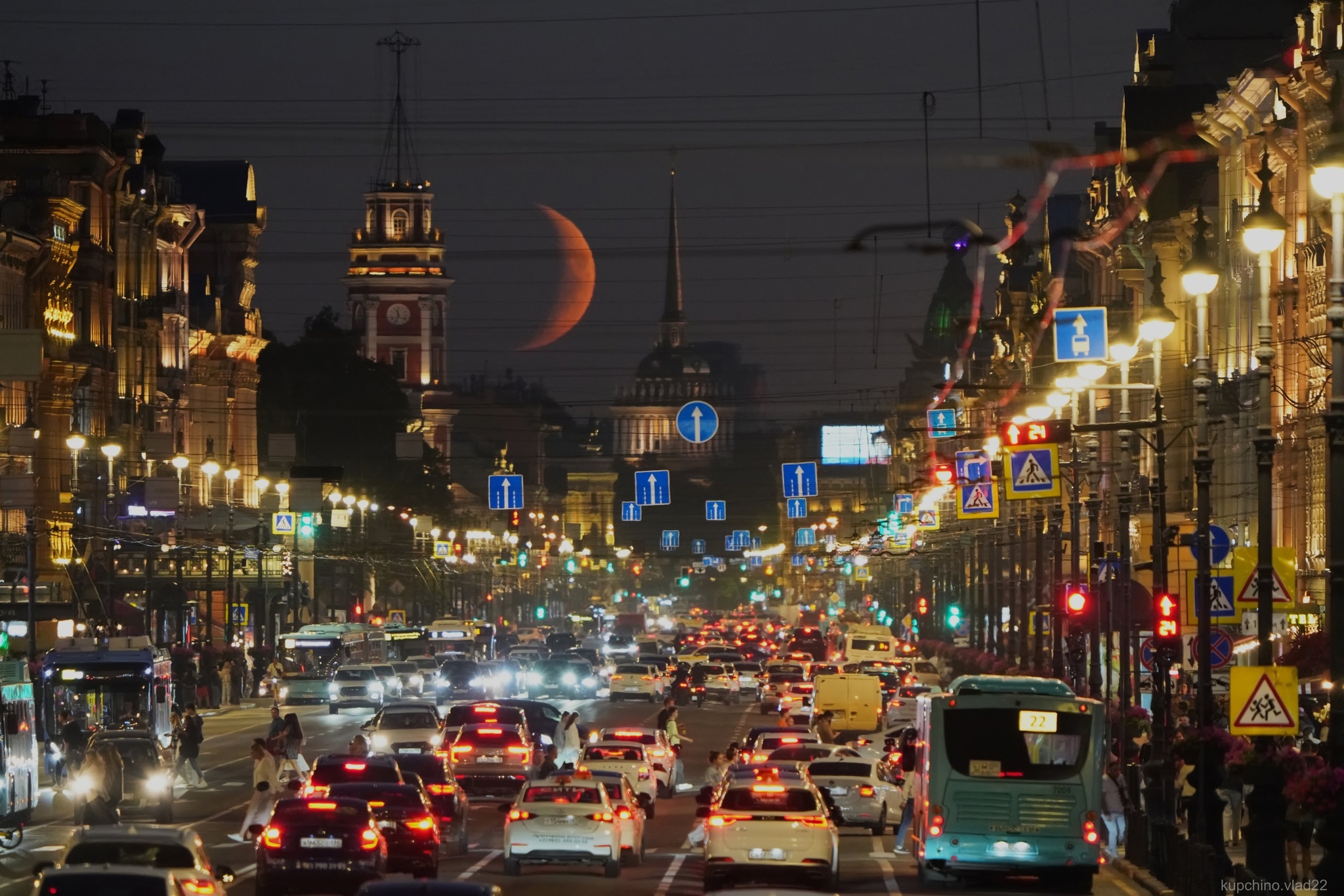 NOVEMBER 5, 19:00, DK Gaza. My personal exhibition LUNAR PETERSBURG - The photo, Saint Petersburg, Sunset, moon, Sunrise, Longpost