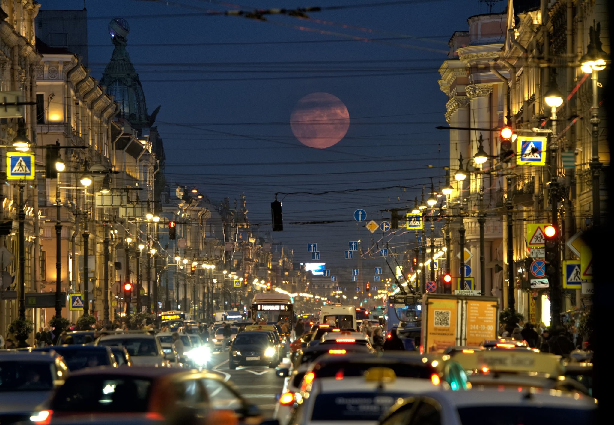 NOVEMBER 5, 19:00, DK Gaza. My personal exhibition LUNAR PETERSBURG - The photo, Saint Petersburg, Sunset, moon, Sunrise, Longpost