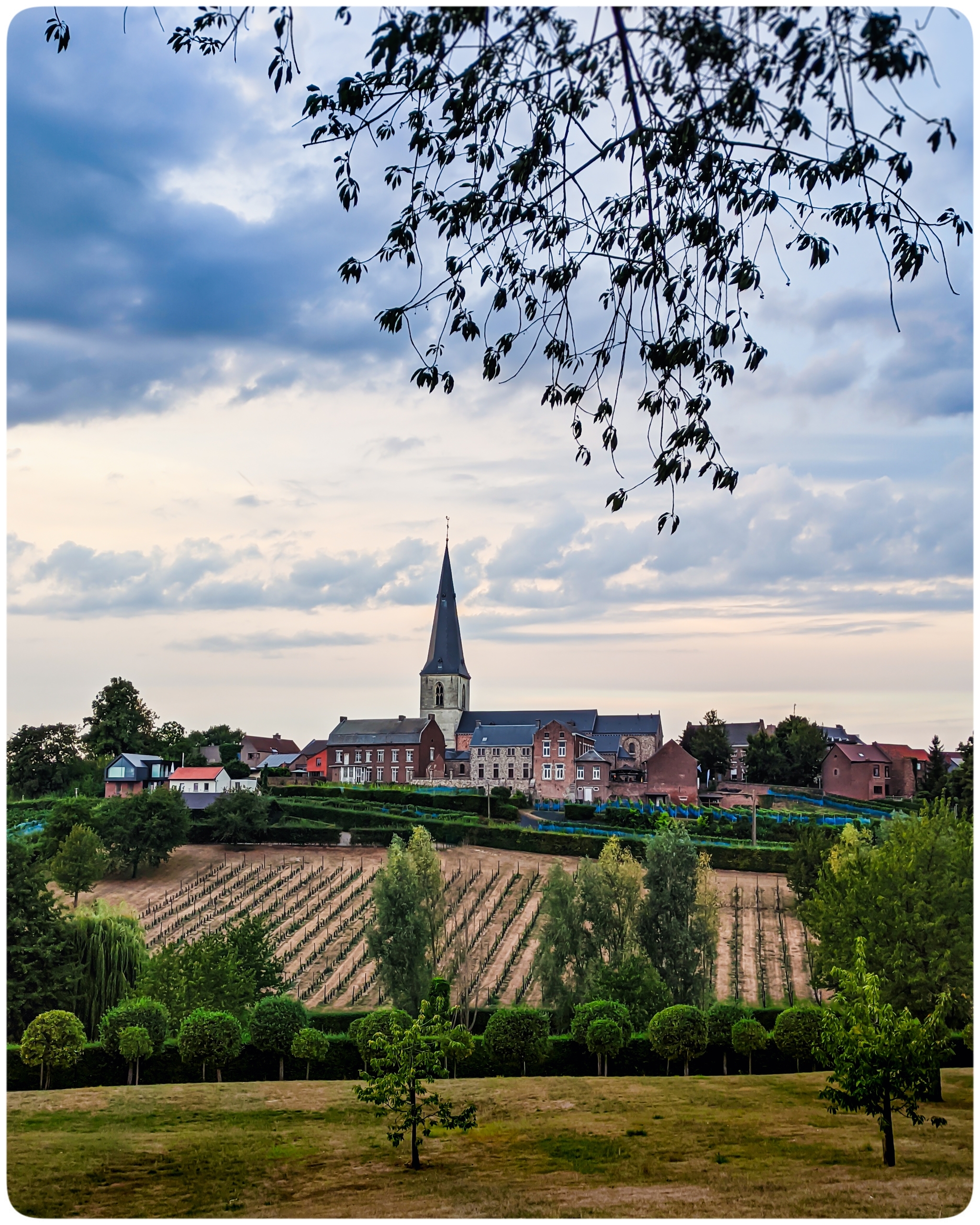 City on a Hill - My, The photo, Town, Landscape, View, Belgium