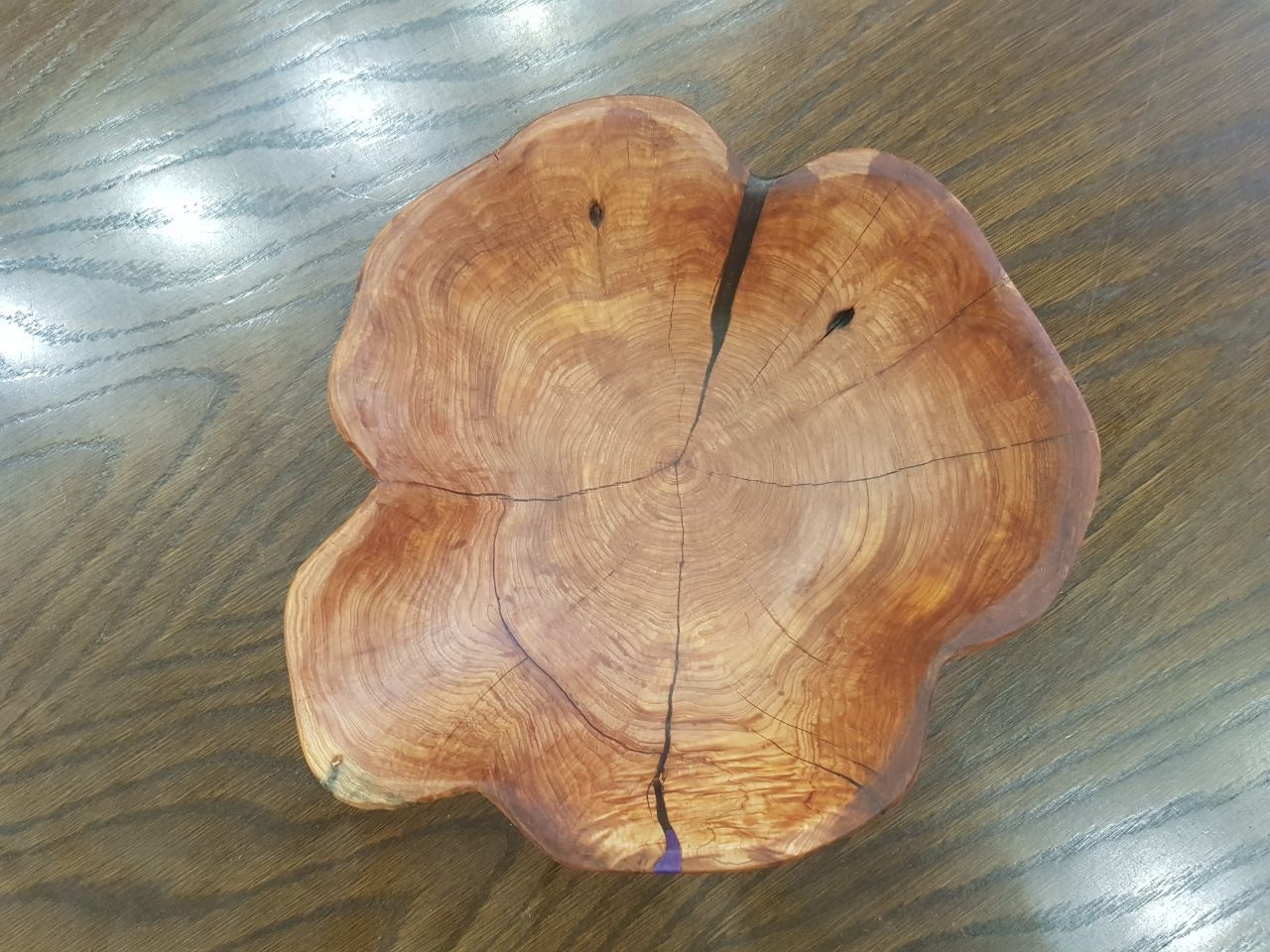 Juniper dishes - My, With your own hands, Epoxy resin, Woodworking, Wood products, Crafts, Carpenter, Longpost