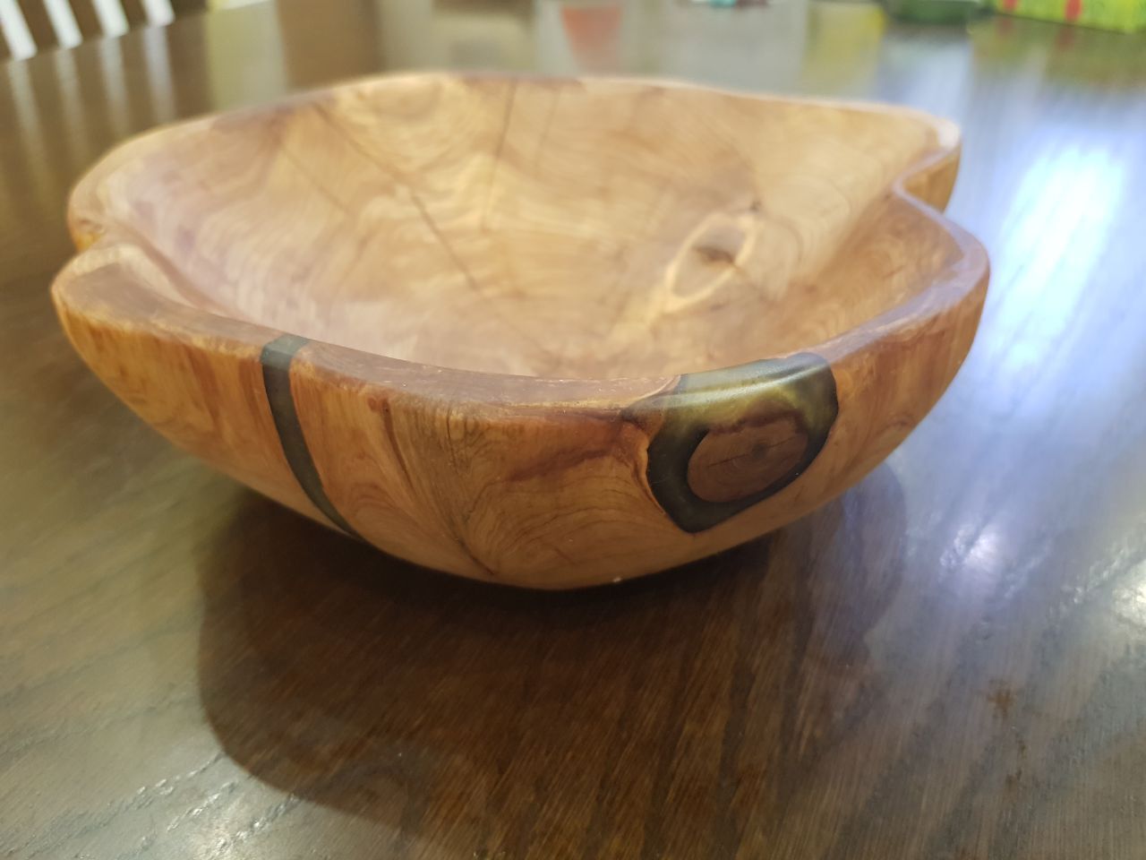 Juniper dishes - My, With your own hands, Epoxy resin, Woodworking, Wood products, Crafts, Carpenter, Longpost