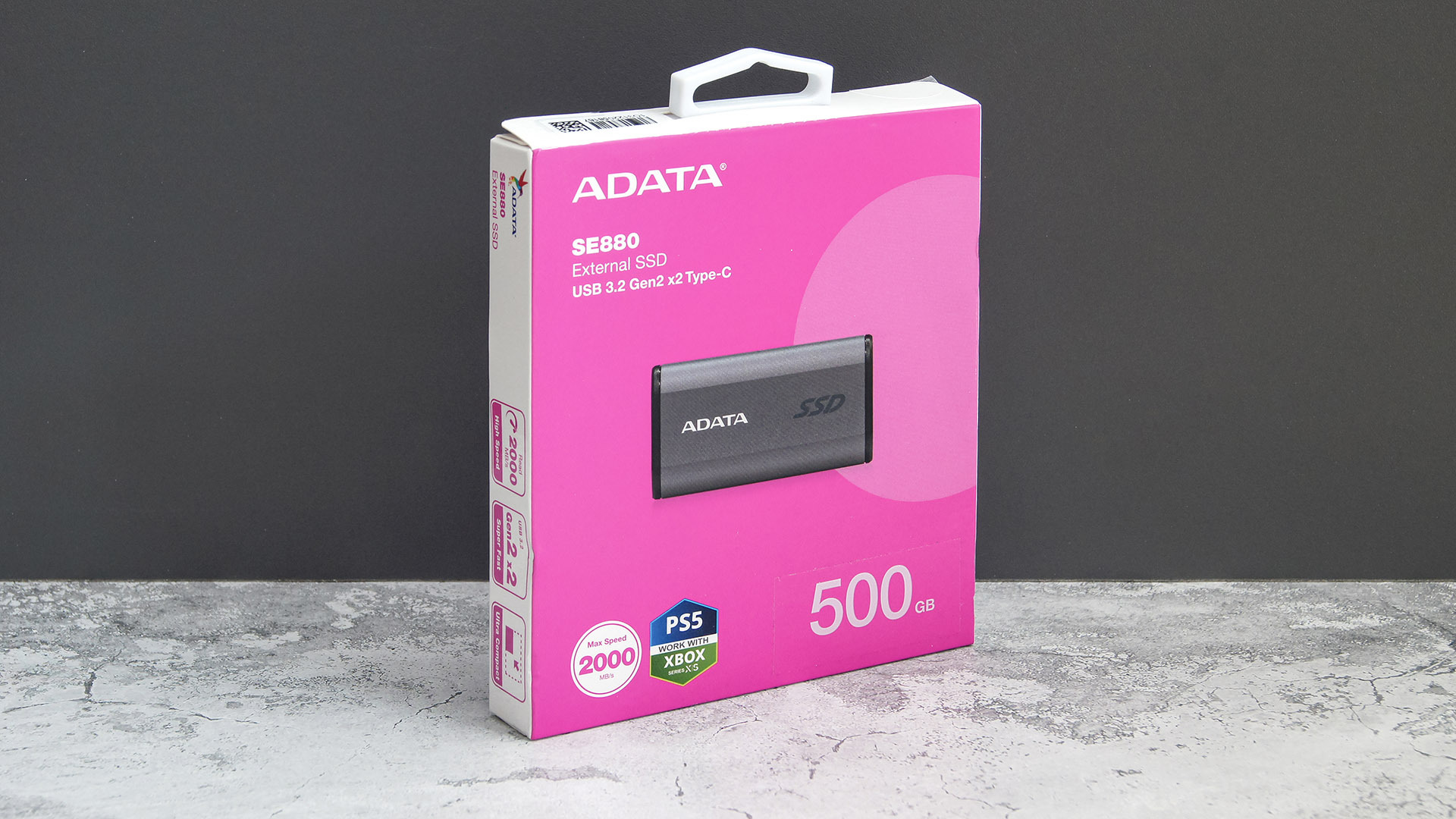 Обзор быстрого портативного накопителя ADATA SE880 на 500 Гб - Моё, Электроника, Компьютерное железо, Обзор, SSD, Накопитель, Длиннопост