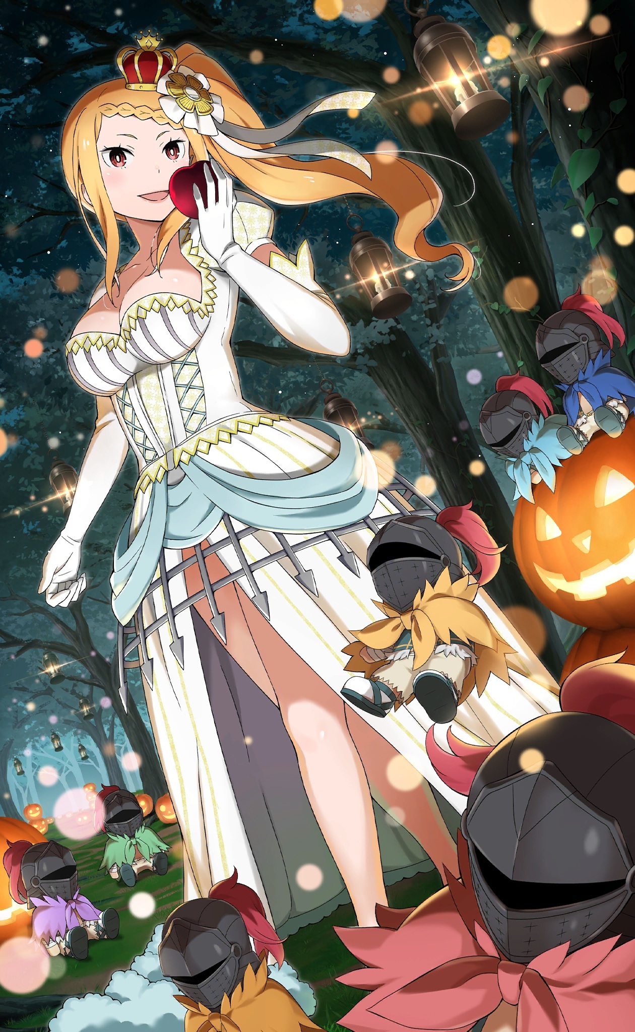 If we're going to scare you, let's scare you, I suppose... - Beatrice, Emilia, Rem (Re: Zero Kara), Ram (Re: Zero Kara), Echidna, Re: Zero Kara, Anime art, Anime, Girls, Art, Halloween, Longpost