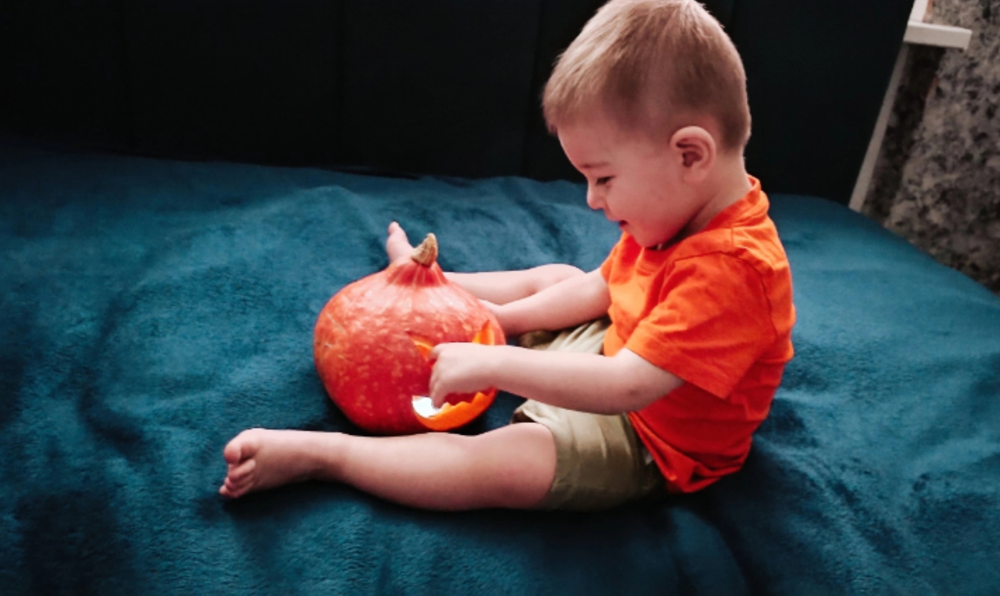 Happy Halloween - My, Halloween, Pumpkin, Halloween pumpkin, 30 years, Holidays, Longpost, Children, cat