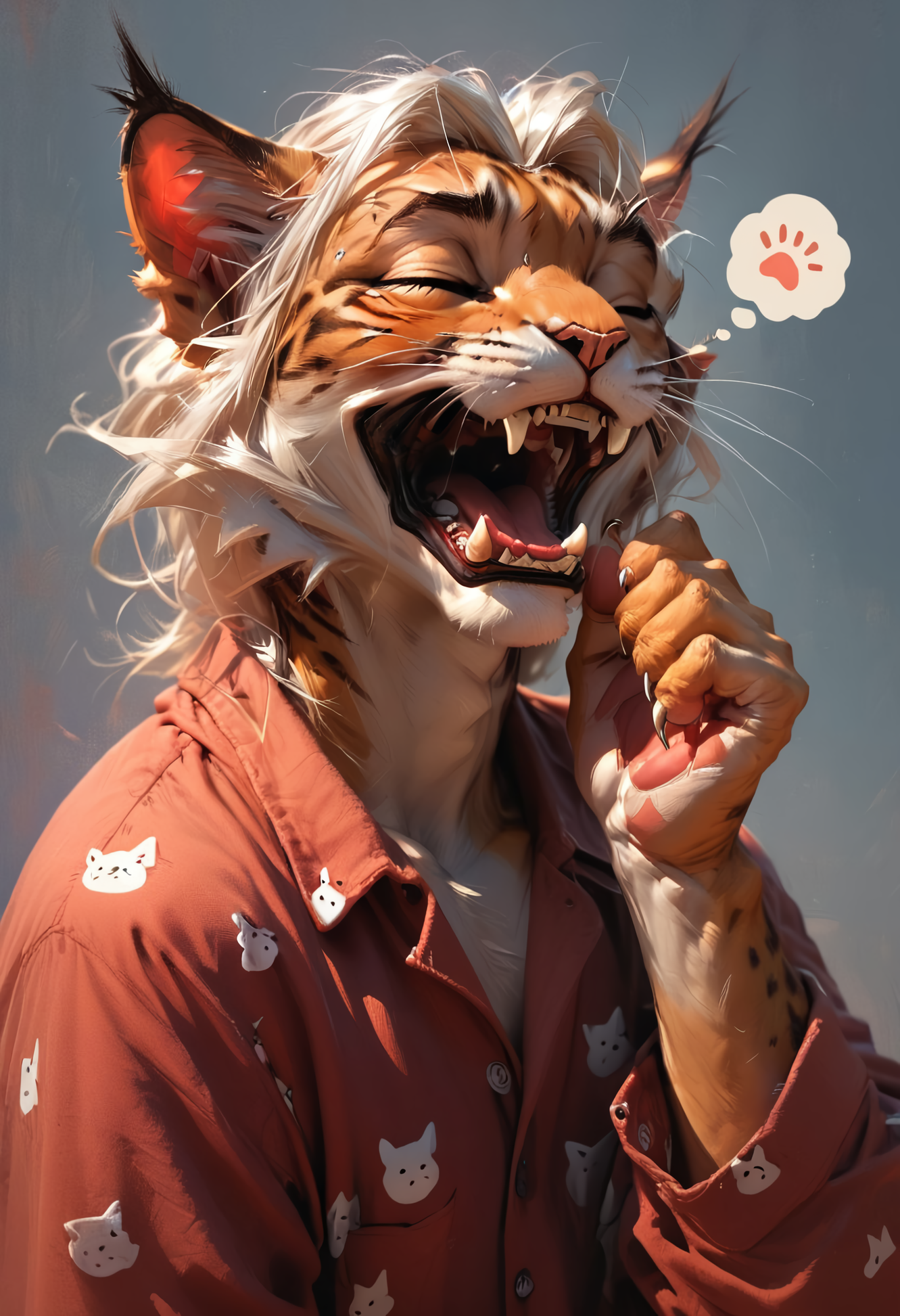 ArtAi - My, Neural network art, Furry, Generation, Furry art, Longpost