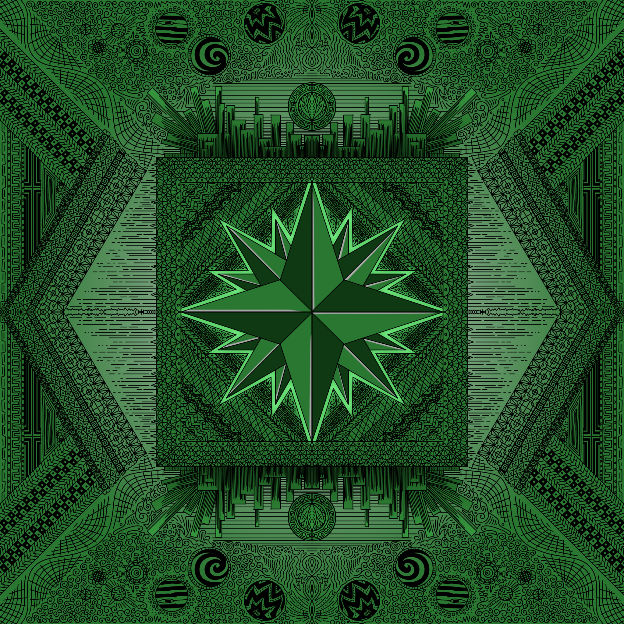 Pattern 2! - My, Art, Digital drawing, 2D, Drawing, Таймлапс, Video, Soundless