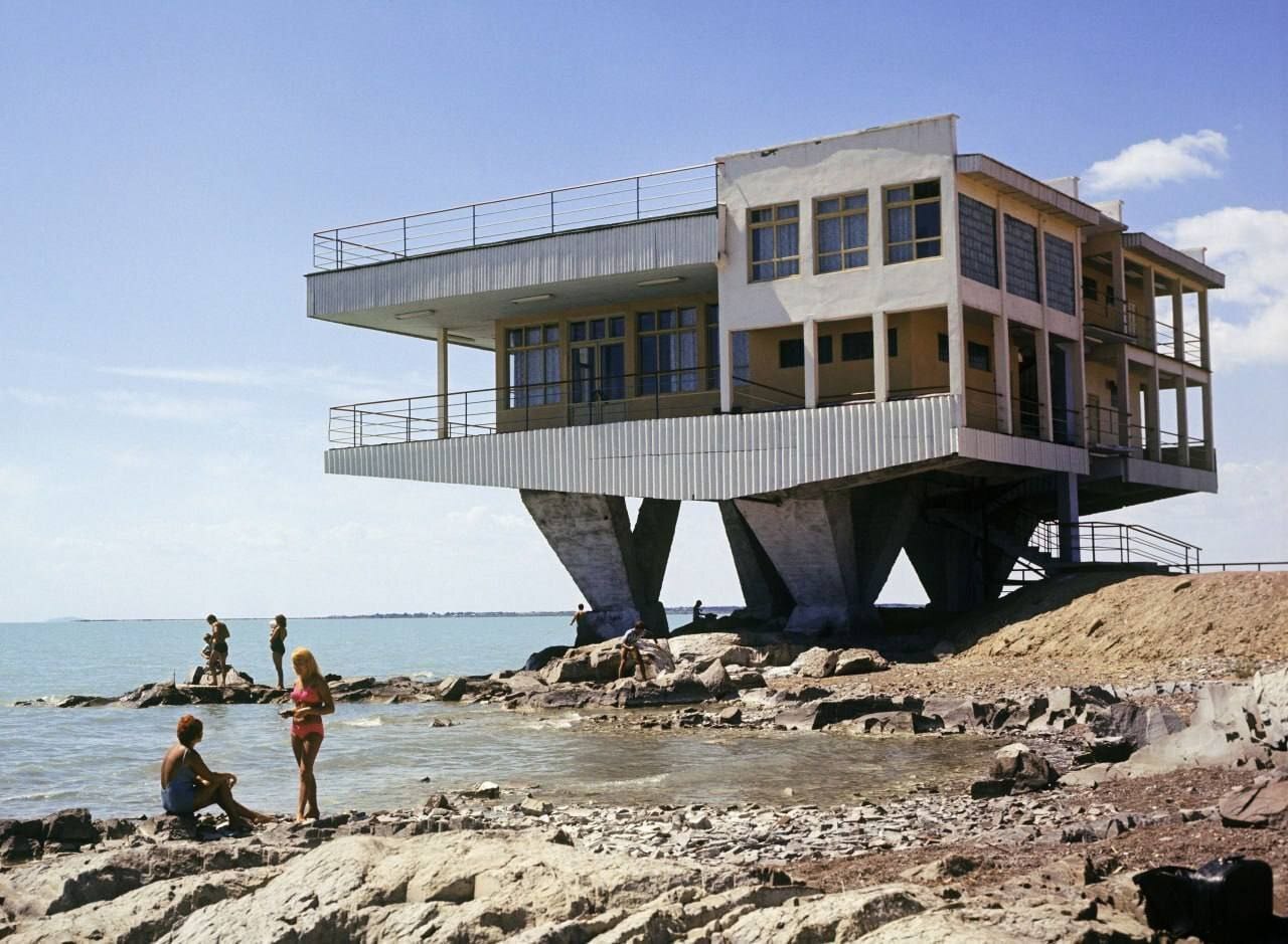 Hotel by the lake - the USSR, Made in USSR, Childhood in the USSR, Youth, Youth, Nostalgia, Kazakhstan, 70th, Relaxation, Camping, Lake, The photo, Telegram (link)