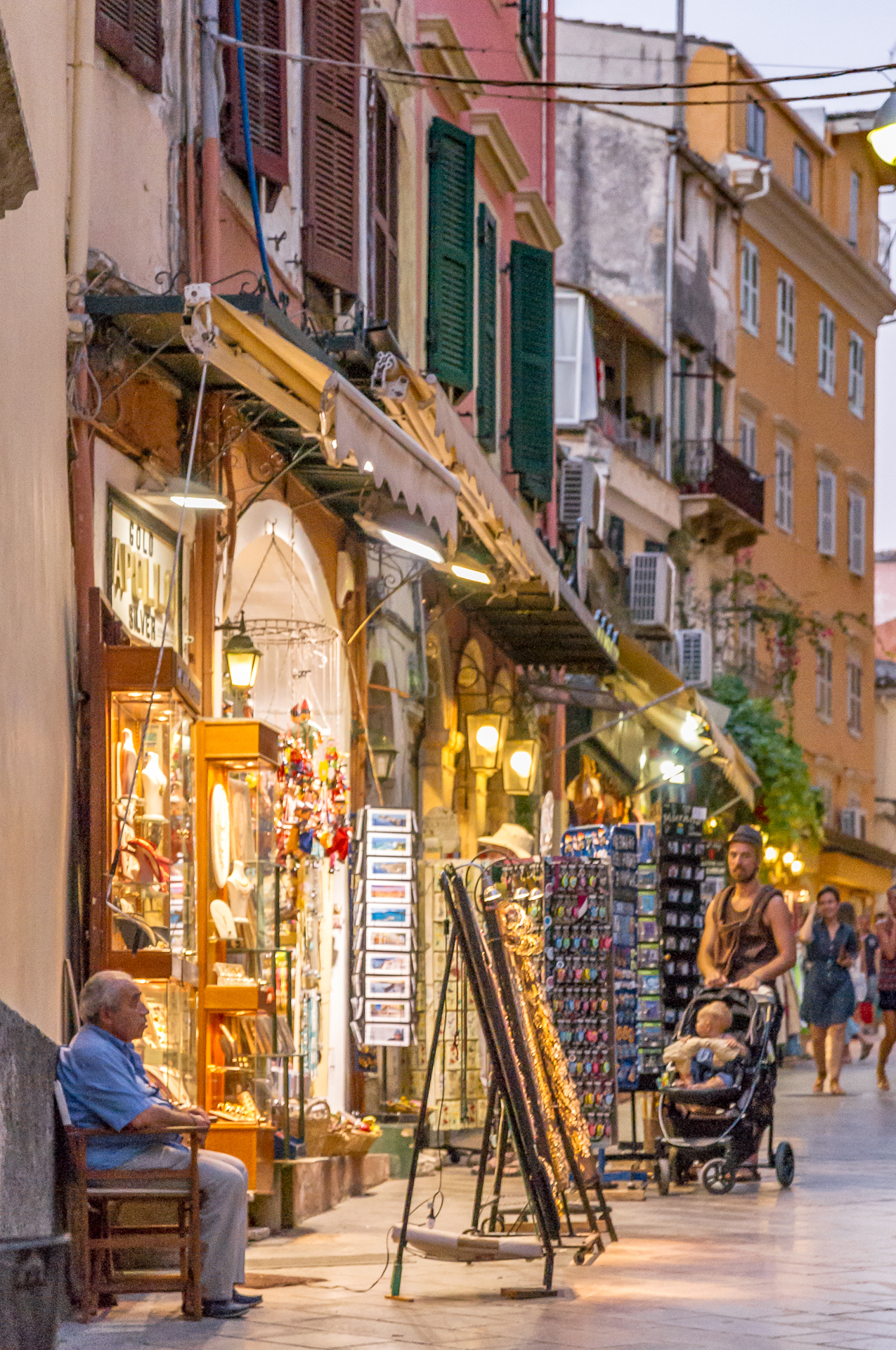 Evening streets of Corfu - My, Greece, Kerkyra, Evening, Street photography, Longpost