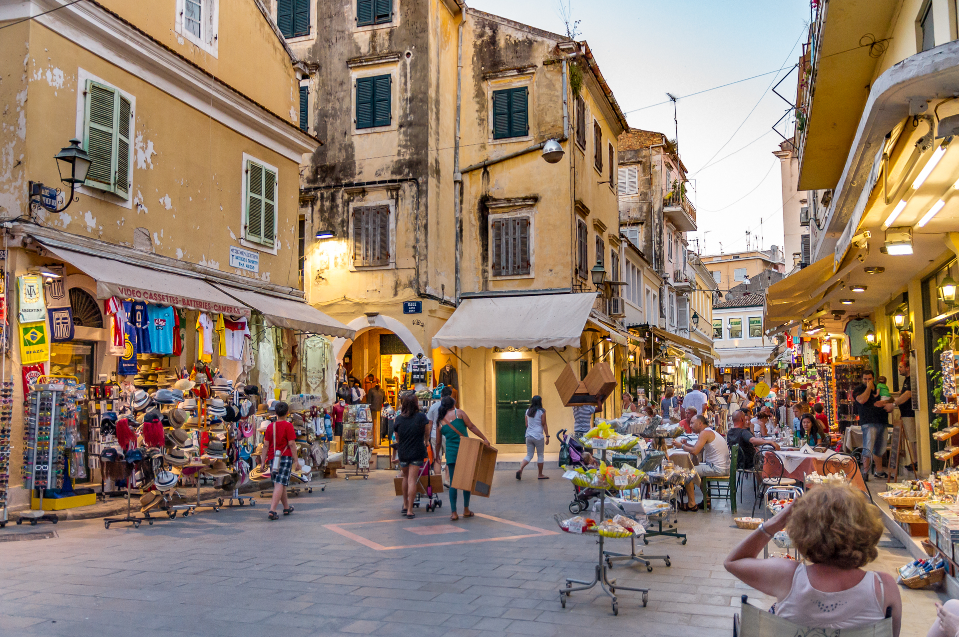 Evening streets of Corfu - My, Greece, Kerkyra, Evening, Street photography, Longpost