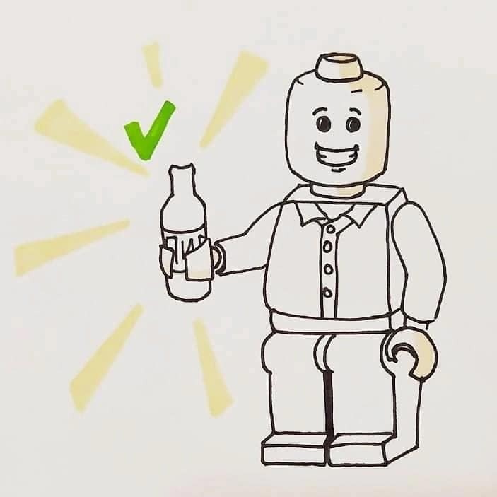 Correct hands - Humor, Picture with text, Hardened, Lego, Beer, Longpost