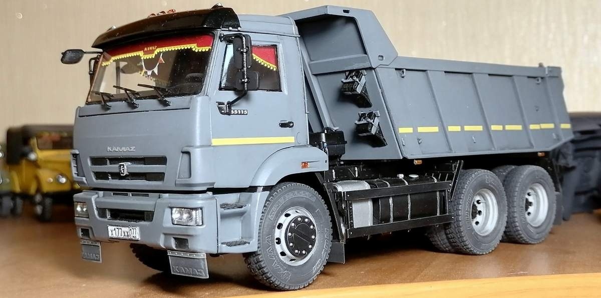 Souvenir Kamaziks in tape 32 - Kamaz, Scale model, Stand modeling, Longpost, Hobby, Modeling, Collecting, Collection, Souvenirs