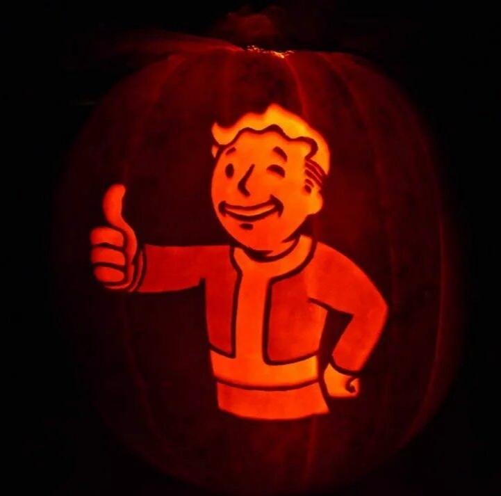 Happy Halloween - Fallout, Fallout: New Vegas, Fallout 3, Fallout 4, Fallout 2, Fallout 76, Walt Boy, Halloween pumpkin