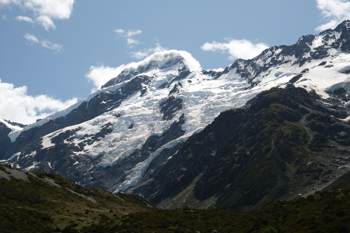 New Zealand. Upside Down on a Long White Cloud. Part 7 - New Zealand, Maori, The mountains, Glacier, Track, Longpost