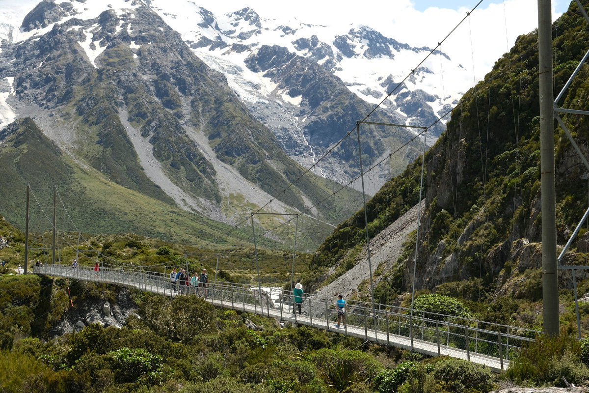 New Zealand. Upside Down on a Long White Cloud. Part 7 - New Zealand, Maori, The mountains, Glacier, Track, Longpost