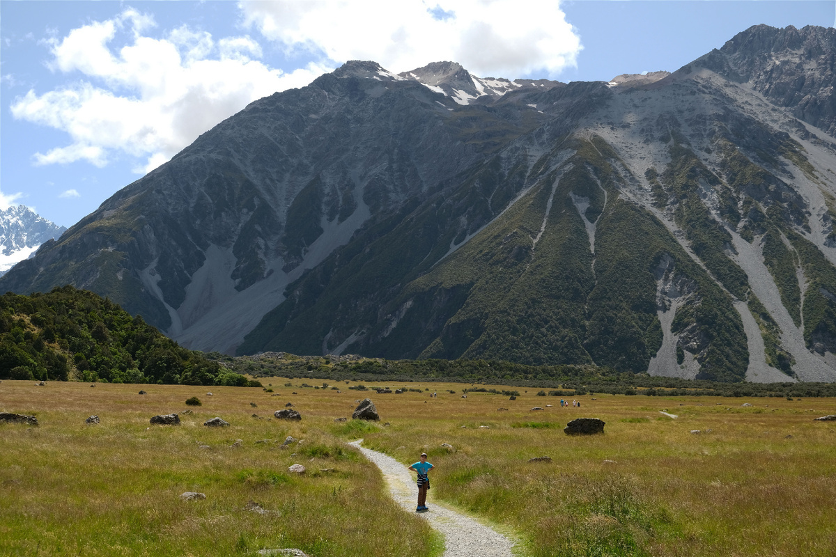 New Zealand. Upside Down on a Long White Cloud. Part 7 - New Zealand, Maori, The mountains, Glacier, Track, Longpost