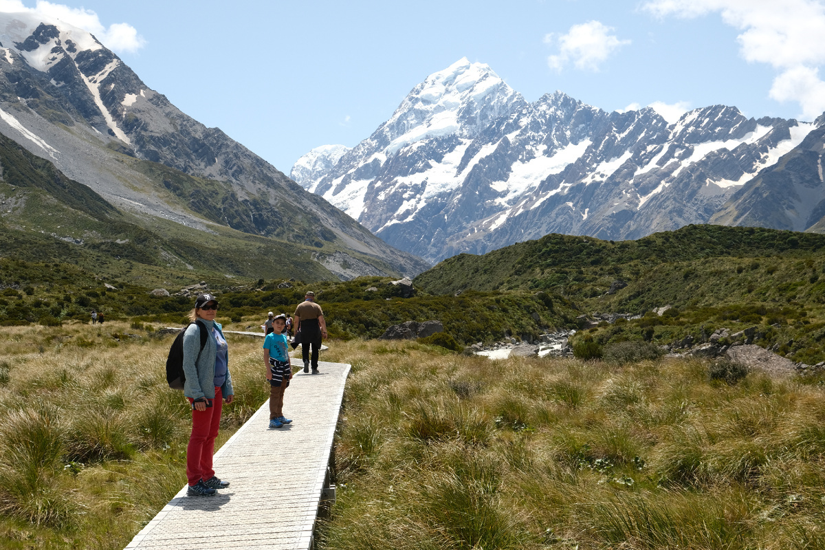 New Zealand. Upside Down on a Long White Cloud. Part 7 - New Zealand, Maori, The mountains, Glacier, Track, Longpost