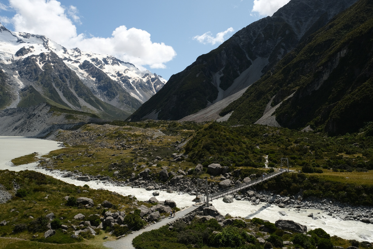 New Zealand. Upside Down on a Long White Cloud. Part 7 - New Zealand, Maori, The mountains, Glacier, Track, Longpost