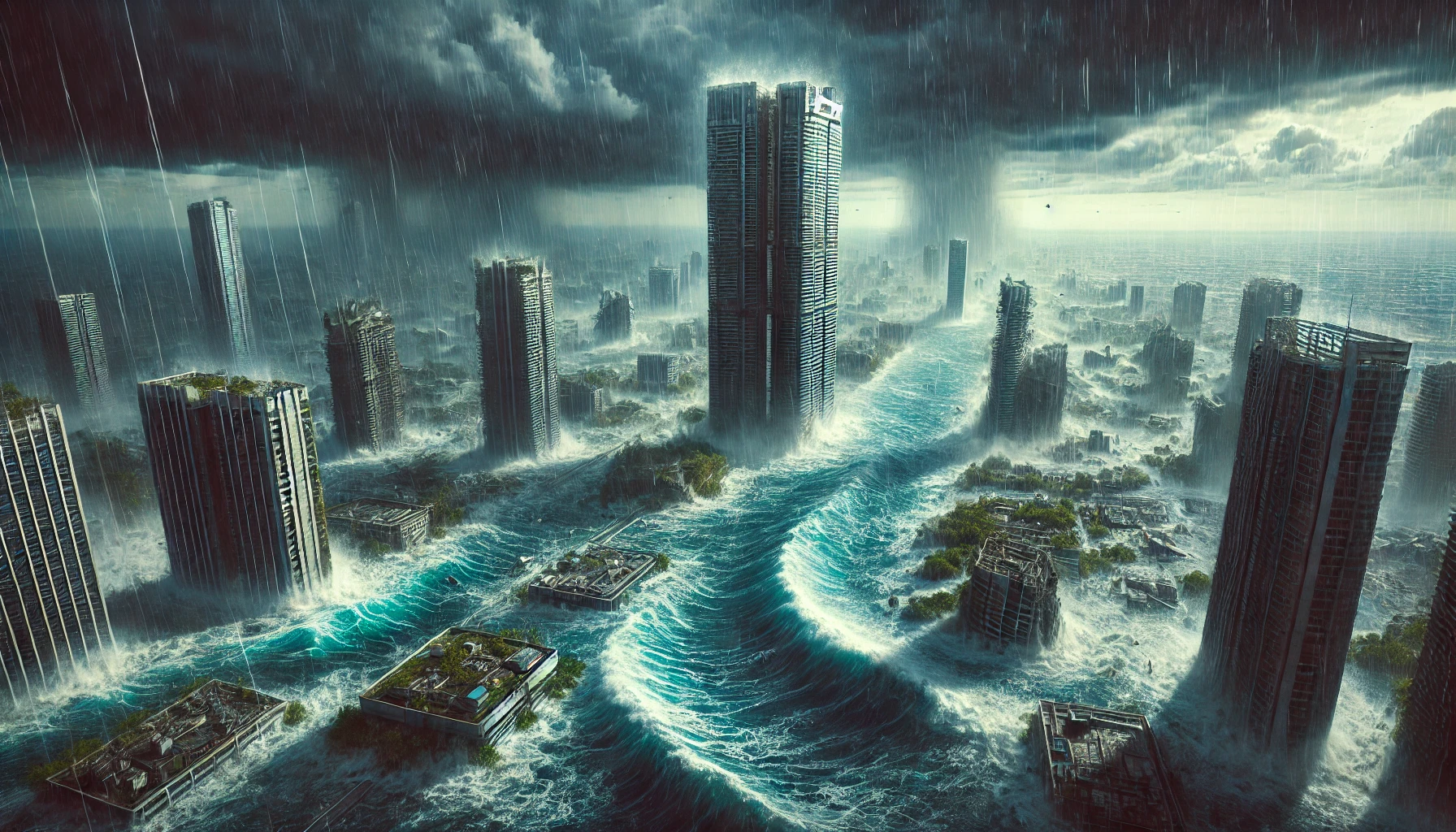 15.01.0001. Flooded cities and toxic rains - My, Fantastic story, Still being written