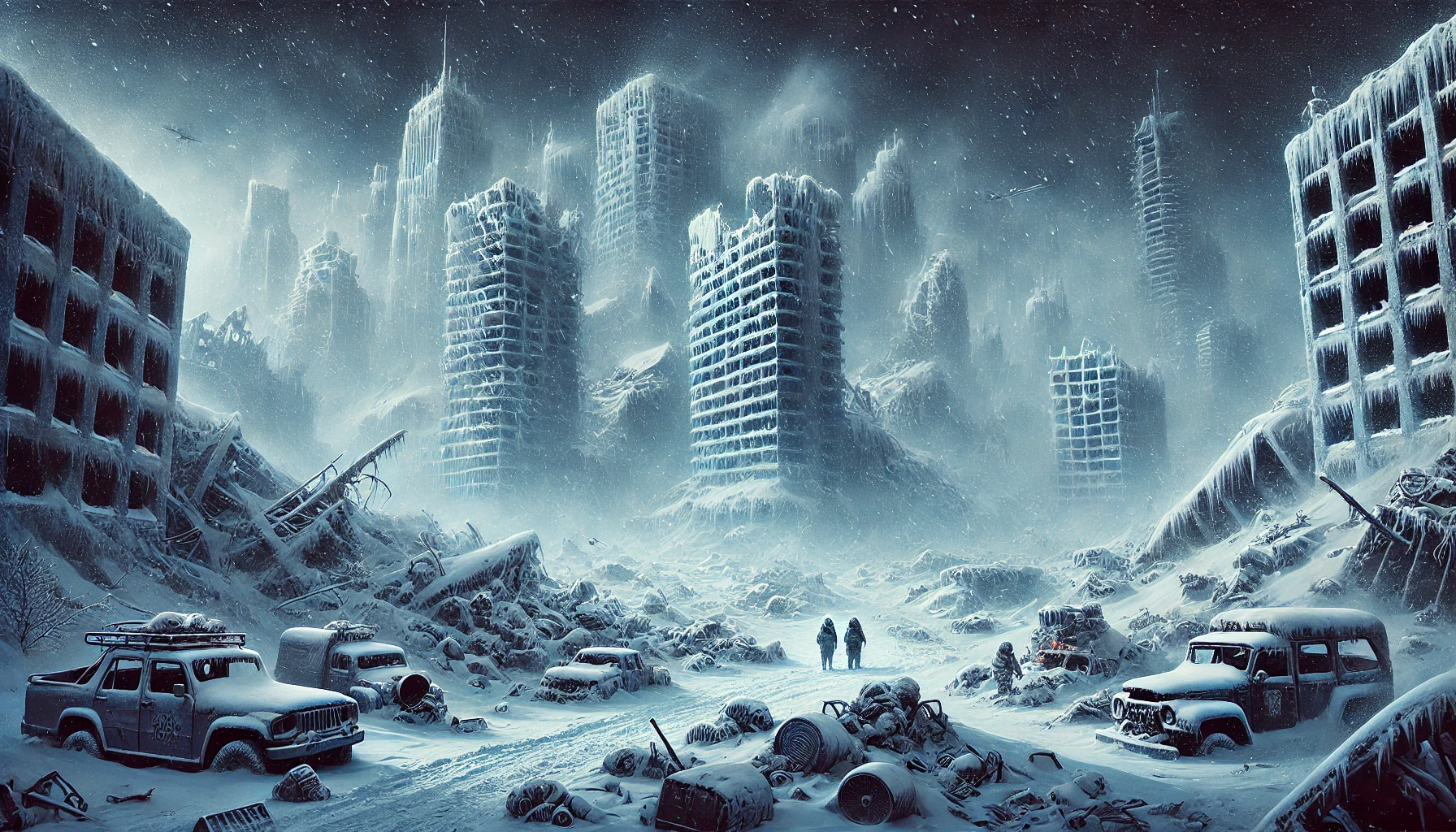 29.01.0001. Cold snap: the beginning of nuclear winter - My, Fantastic story, Still being written