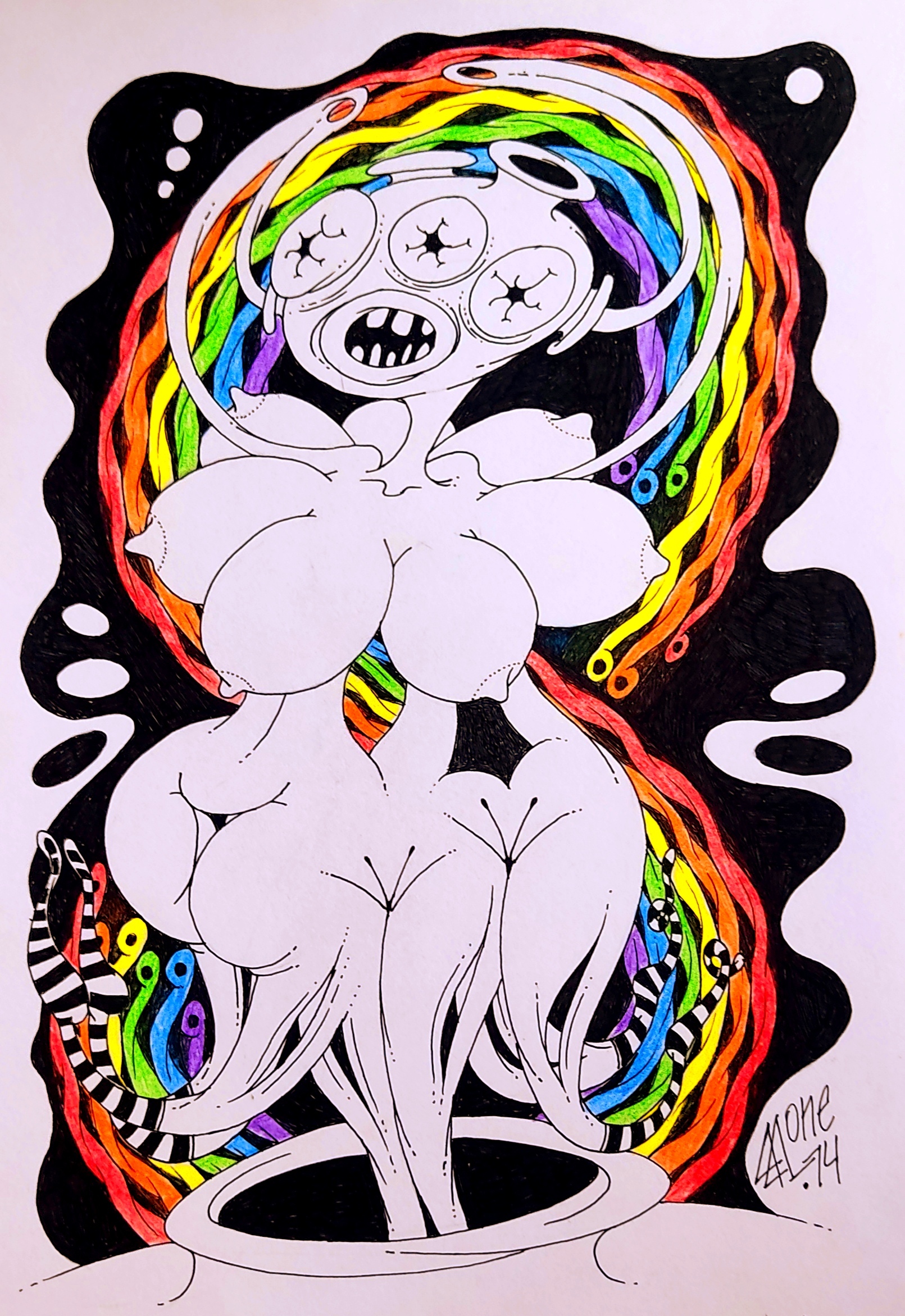 Error - My, Error, Drawing, Artist, 18+, NSFW