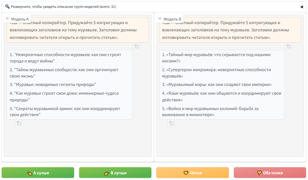 Which AI is better? Test ChatGPT for free and compare with Llama, YandexGPT, GigaChat - Artificial Intelligence, Нейронные сети, Chat Bot, Chatgpt, Google, Yandex., Gpt4, Longpost