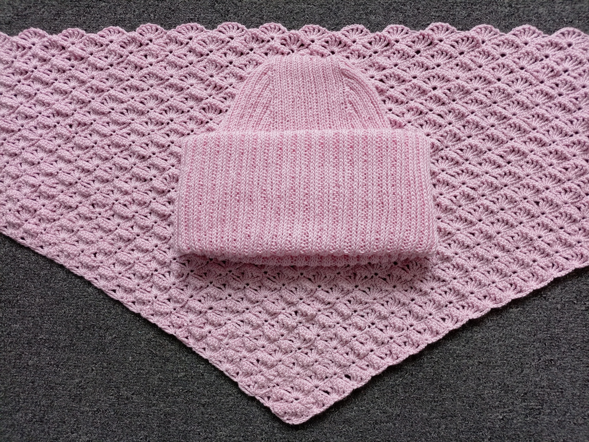 A little pink in November - My, Knitting, Crochet, Bactus, Knitting, Cap, Microfiber, Pink, Friday tag is mine, Longpost